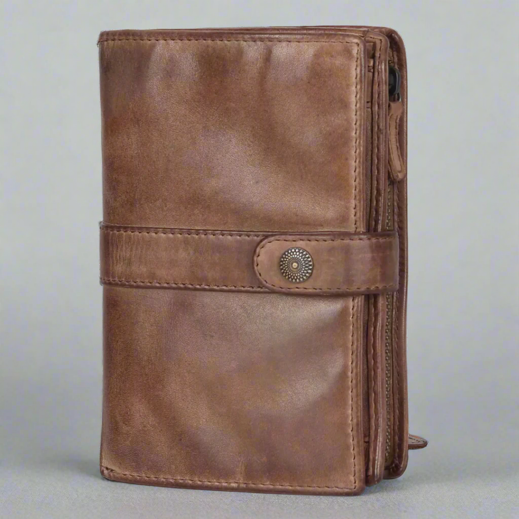 BOL Women's Bifold Organizer Wallet - Slim RFID Blocking Leather Wallet with Multiple Card Slots & ID Window - Perfect for Everyday Use, Travel, and Gift Giving