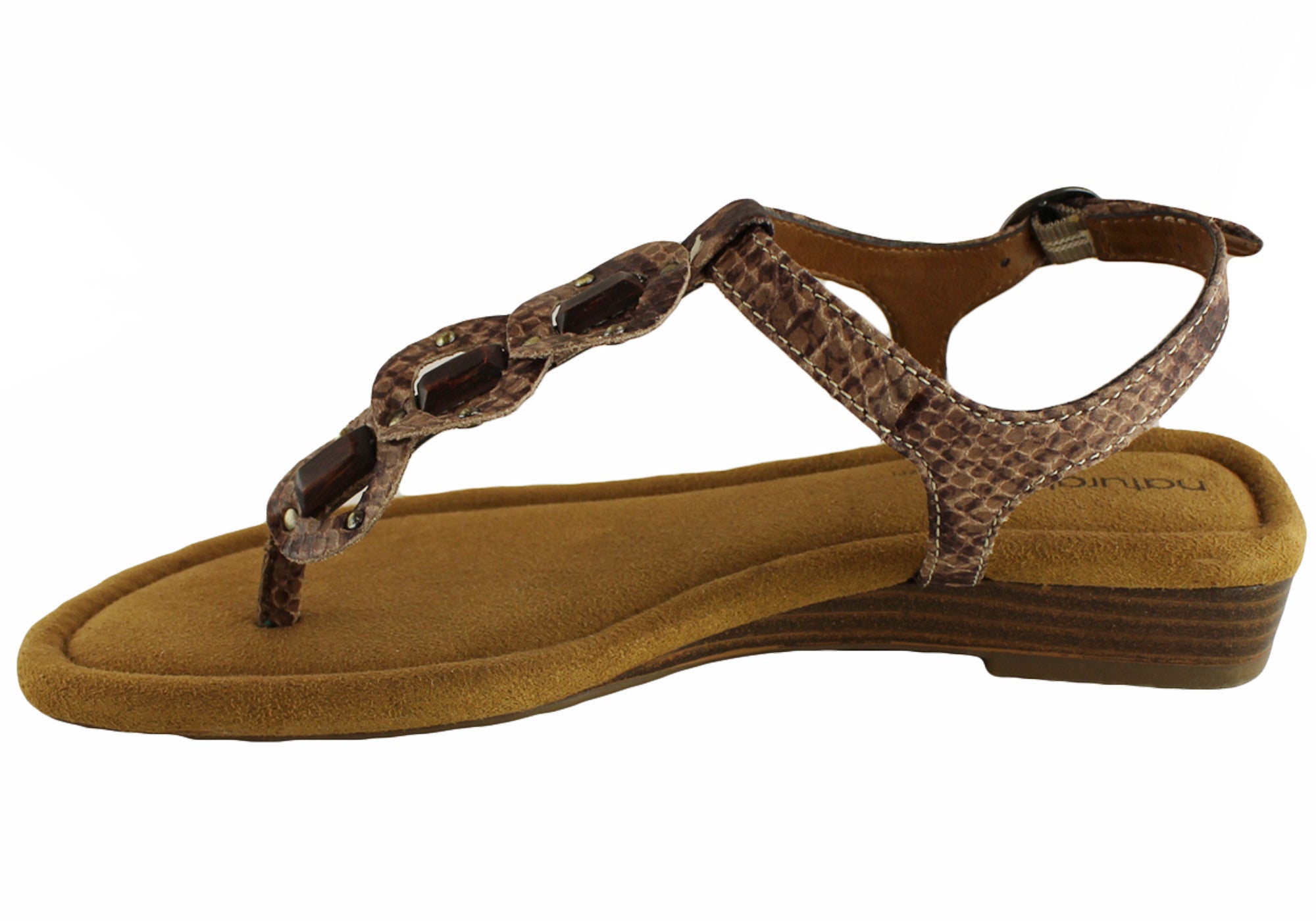 Naturalizer Rolla Women's Leather Sandals - Comfortable & Stylish Casual Footwear for Summer, Beach, and Everyday Wear