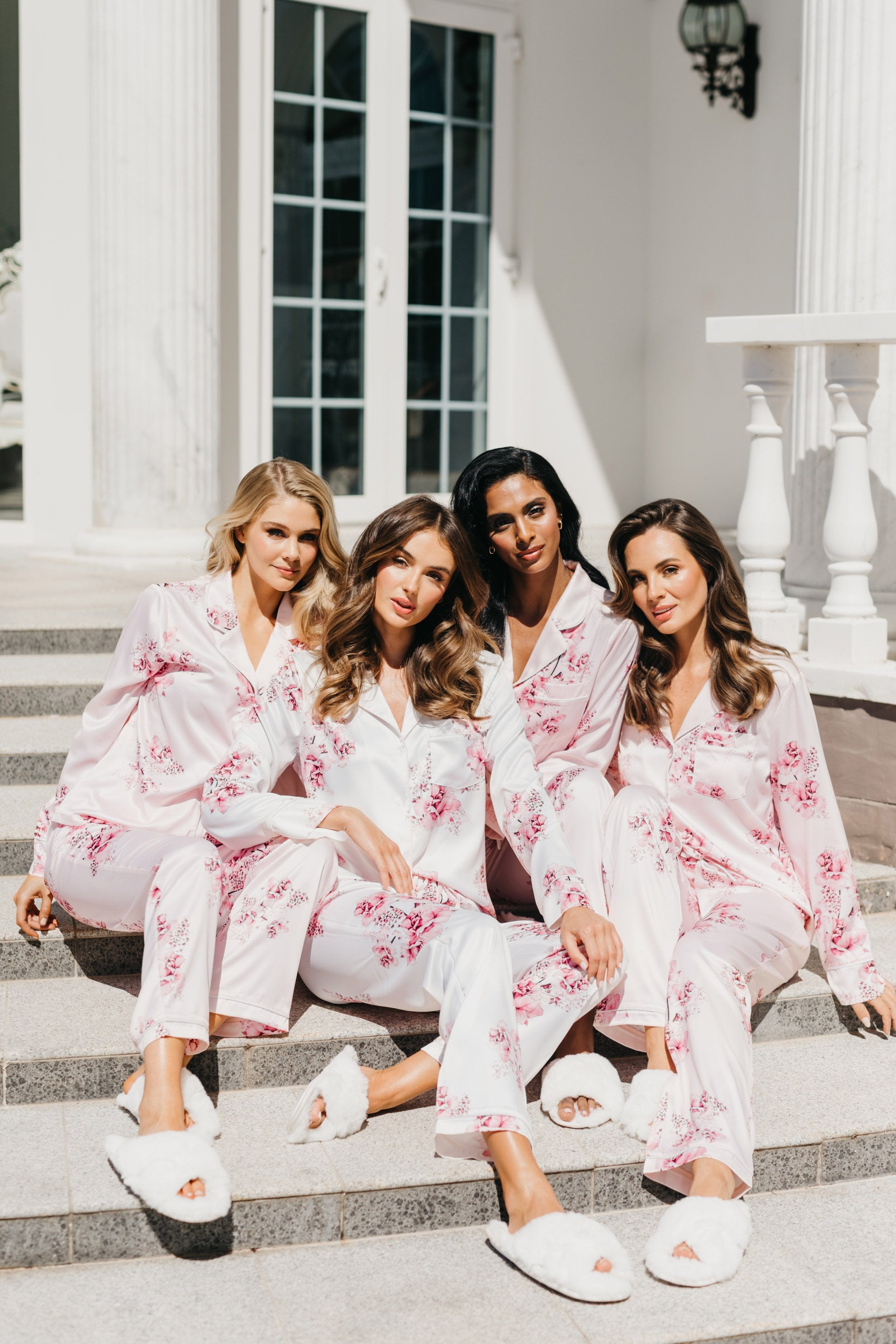 Katerina Floral Printed Pajama Set for Women - Soft & Comfortable Sleepwear - Perfect for Lounging, Bedtime & Relaxation