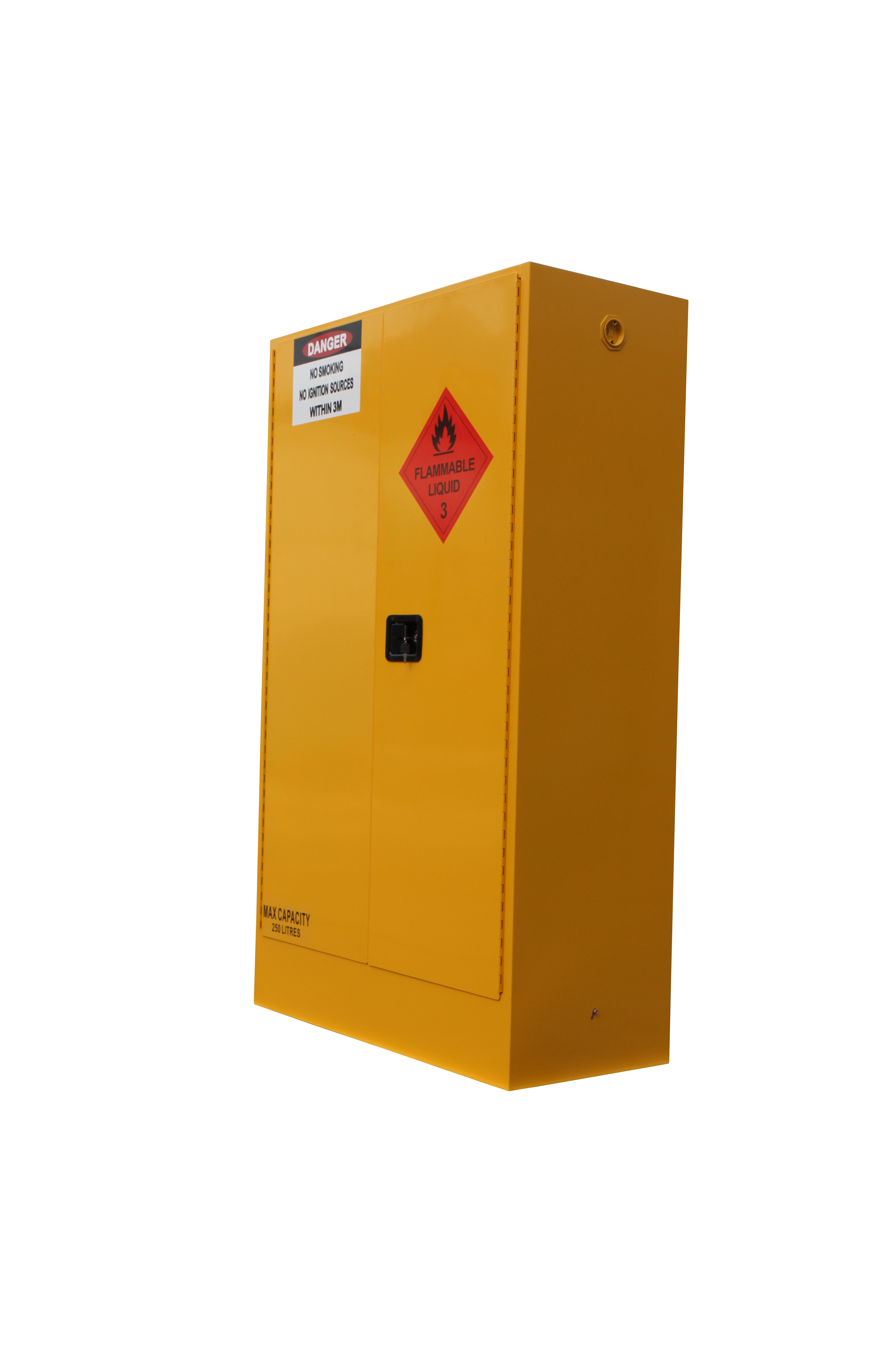 Flammable Liquids Storage Cabinet - OSHA Compliant Safety Cabinet for Chemicals, Gasoline & Paint - Perfect for Garages, Labs & Industrial Workspaces