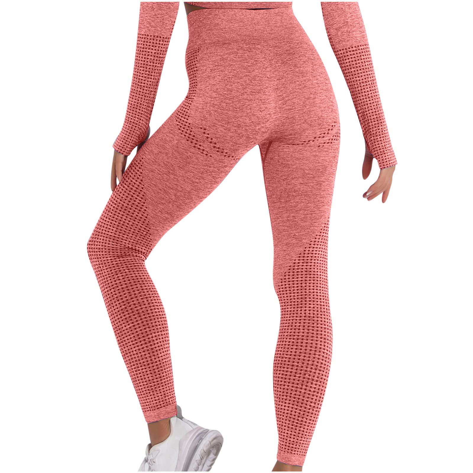 LAWOR Women's High Waist Yoga Pants - 7 Color Options, Seamless Tummy Control Leggings with 4-Way Stretch for Workout, Running & Lounge Wear - Perfect for Yoga, Gym & Everyday Comfort
