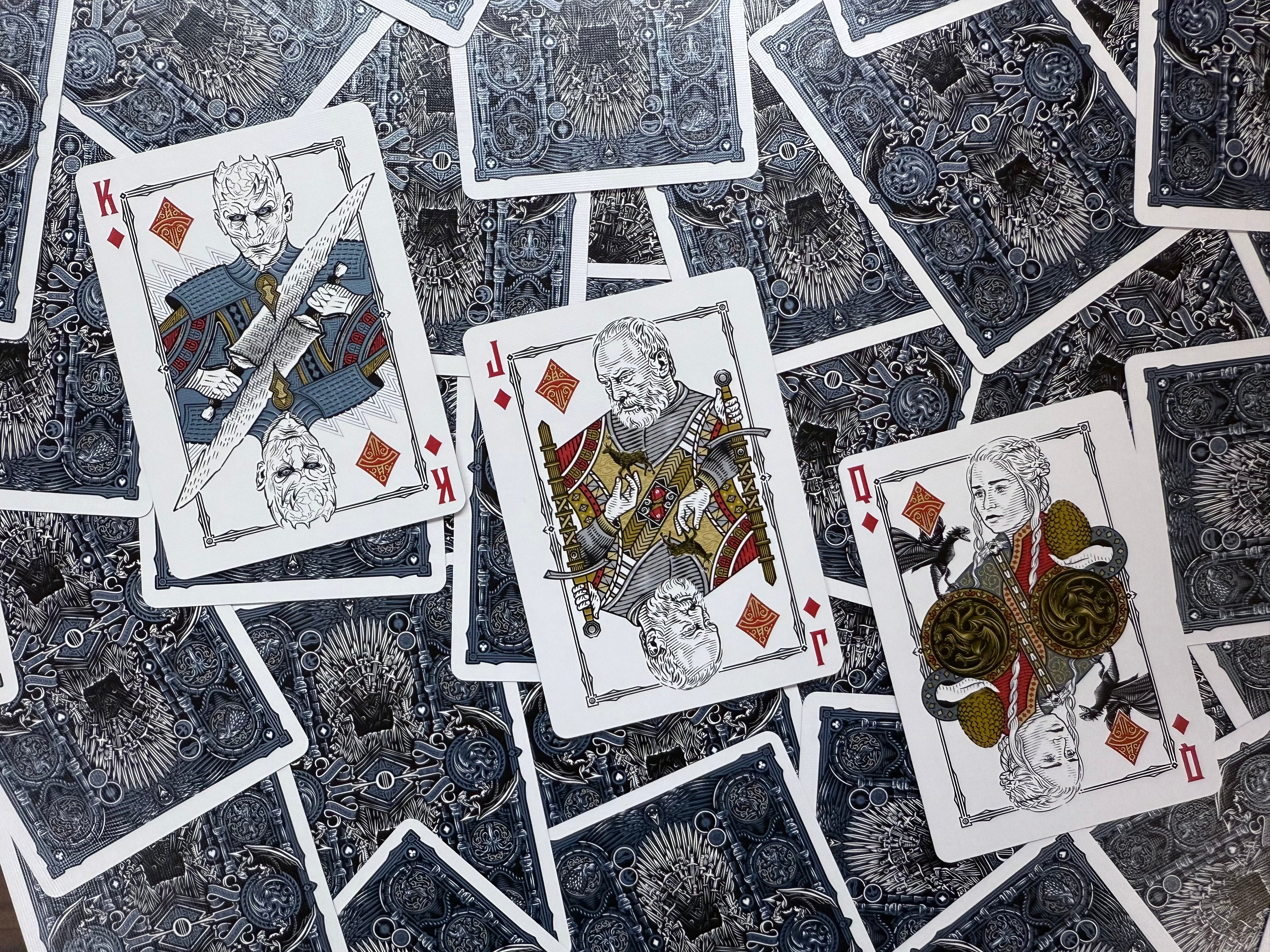 Premium GOT Playing Cards - Official Game of Thrones Themed Deck for Collectors & Fans | Perfect for Game Nights, Gifts, and Themed Parties