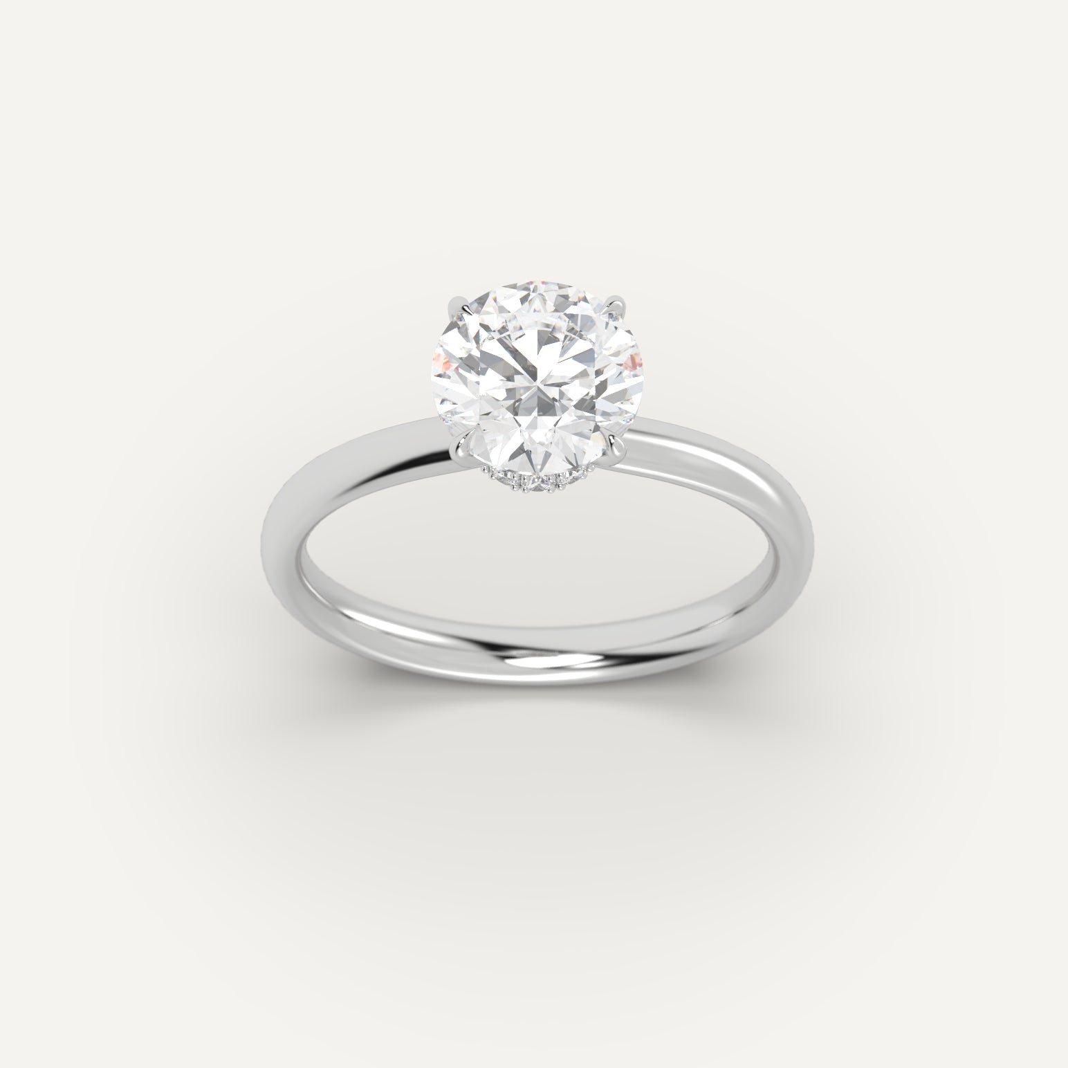 2 Carat Round Cut Diamond Engagement Ring - Solitaire Wedding Band for Women - Perfect for Proposals, Anniversaries & Special Occasions