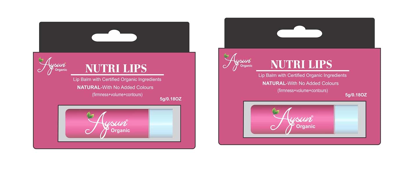 Organic Lip Balm Combo Pack - Natural & Certified Organic Ingredients for Hydration & Soft Lips - Perfect for Dry Skin, Winter Care & Daily Moisturizing