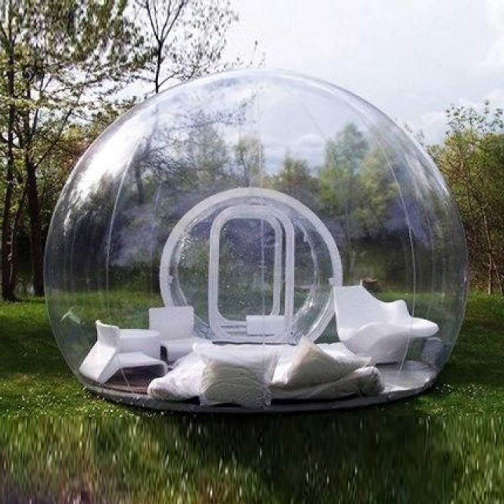 Premium Inflatable Bubble Tent - Waterproof Transparent Outdoor Dome with Blower for Camping, Music Festivals & Stargazing | Perfect for Backyard Parties, Glamping & Outdoor Adventures