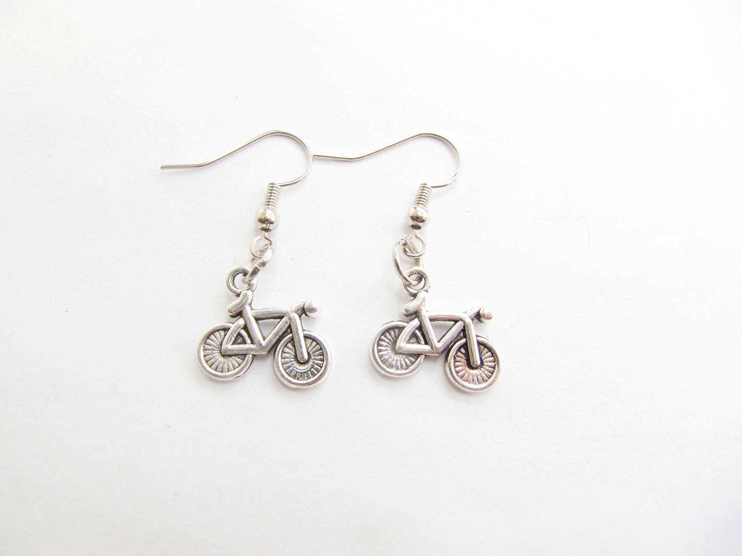 Bicycle Earrings for Women - Dangle Bike Lover Jewelry - Cycling Enthusiast Gift - Road Bike Cyclist Earrings - Perfect for Cycling Events, Workouts & Casual Wear
