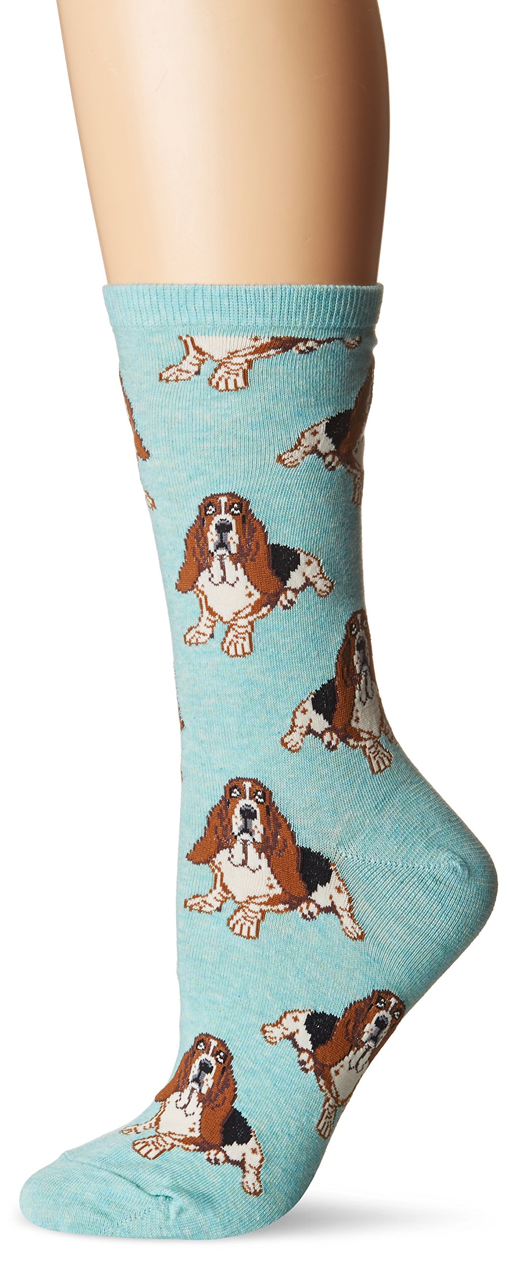 Socksmith Women's Corgi Crew Socks - Cute Dog Pattern Ankle Socks for Women, Comfortable Cotton Blend, Perfect for Casual Wear, Gifts & Dog Lovers