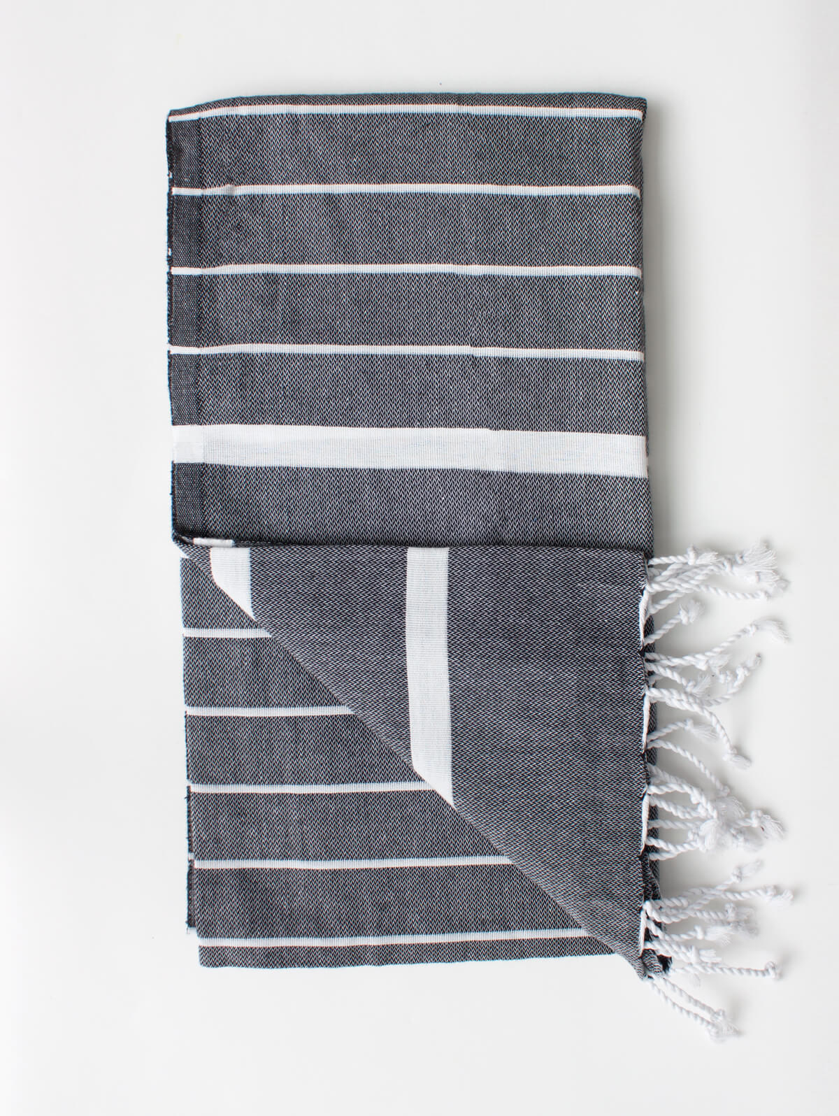 Premium Ibiza Summer Hammam Towel - Soft & Absorbent Charcoal Bath Towel for Beach, Pool, Spa & Yoga - Lightweight & Quick-Drying