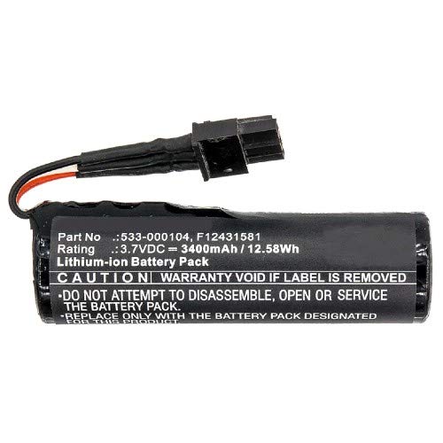 Synergy Digital Replacement Battery for Logitech S00151 Speaker - 3.7V 3400mAh Li-ion High Capacity Battery (Compatible with Logitech 533-000104 & F12431581) - Perfect for Home/Office Audio Systems & Wireless Speakers