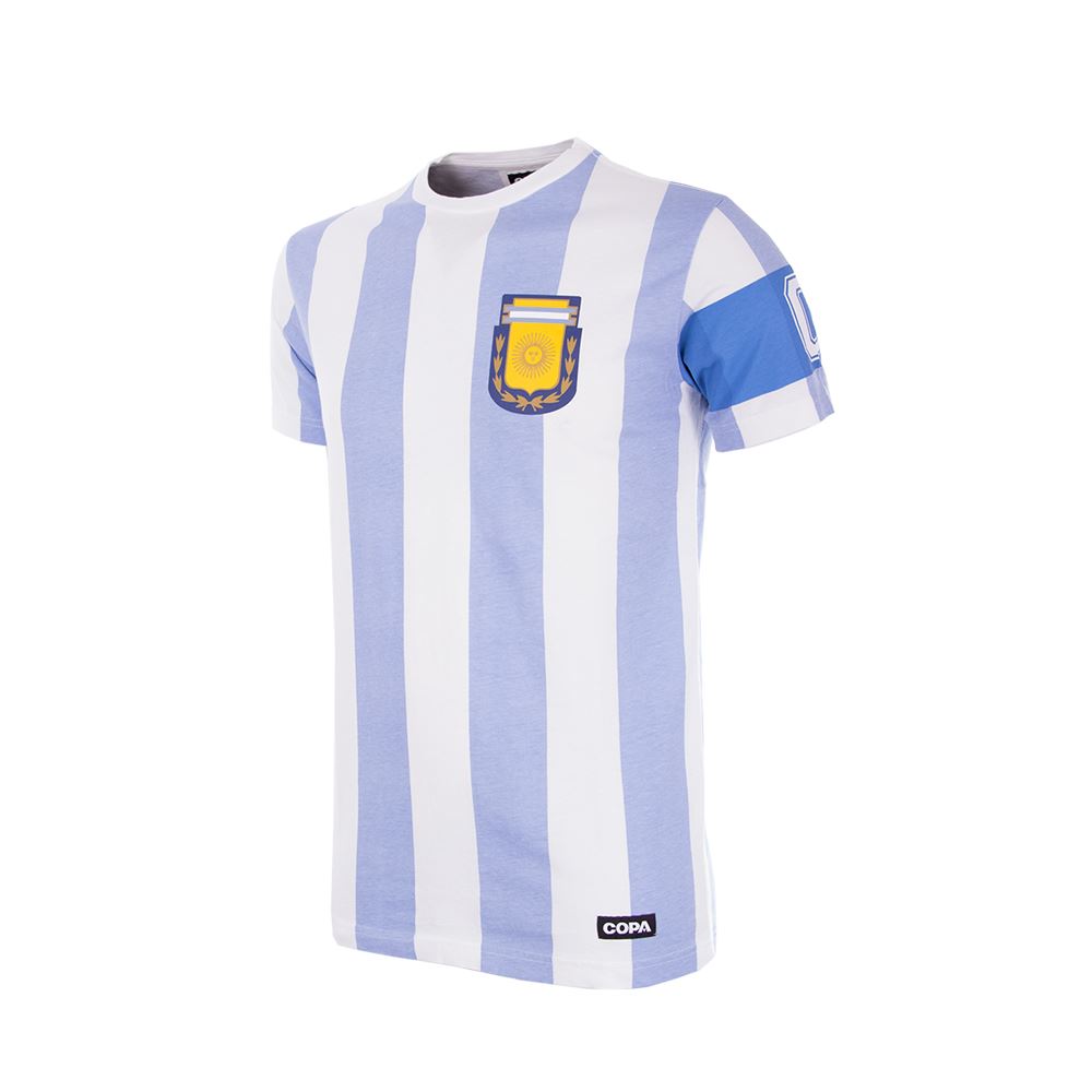 Argentina National Team COPA Football Capitano T-Shirt - Official Fan Jersey for Soccer Matches & Casual Wear