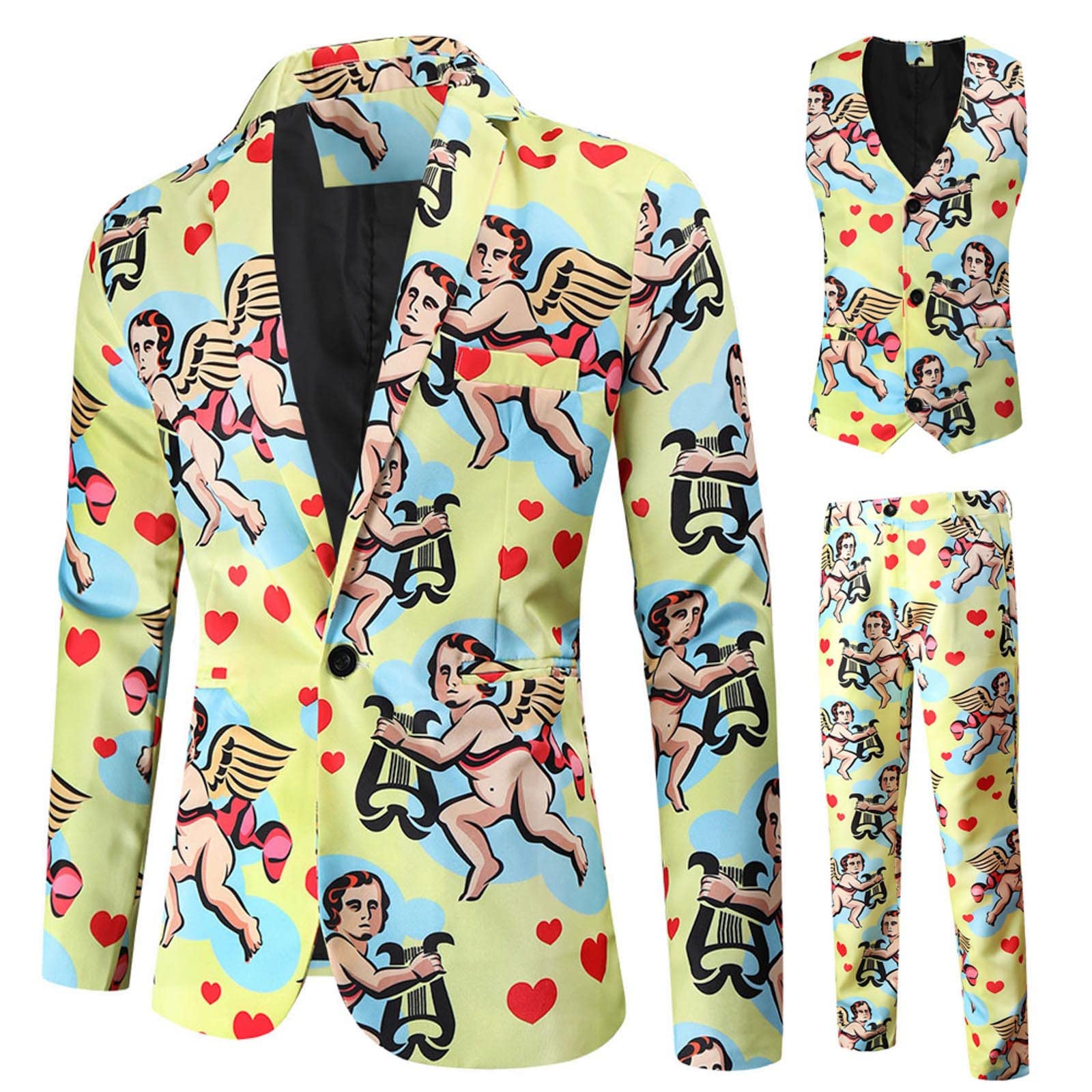 Men's Sports Training Set - Fashion Casual Printed Vest & Pants 2-Piece Outfit for Gym, Workout & Christmas Gifts | Breathable Activewear for Running, Fitness & Casual Wear