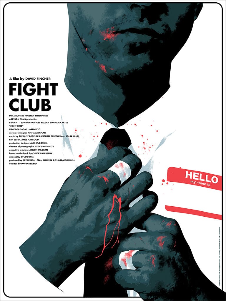 Fight Club Movie Poster - High Quality Print for Home, Office & Man Cave Decor - Perfect for Movie Fans & Collectors