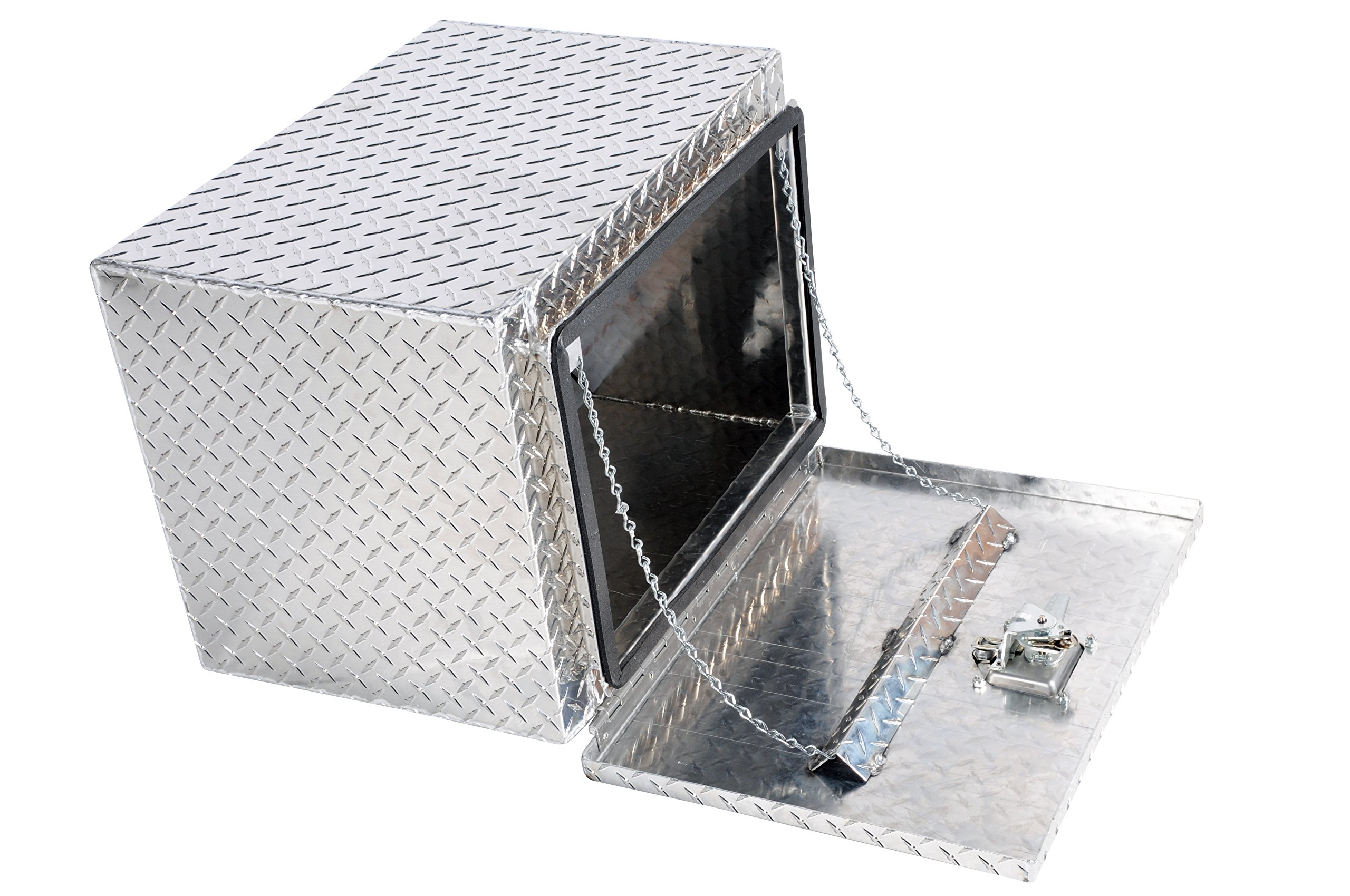 Dee Zee DZ61 Brite-Tread Aluminum Underbed Tool Box - Heavy Duty Truck Storage Organizer for Tools & Equipment | Perfect for Pickup Trucks & Work Vans