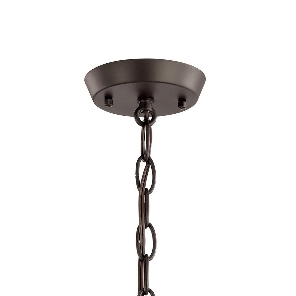 8-Light Traditional Simple Chandelier Fixture in Olde Bronze - Perfect for Dining Room, Foyer, and Bedroom Lighting