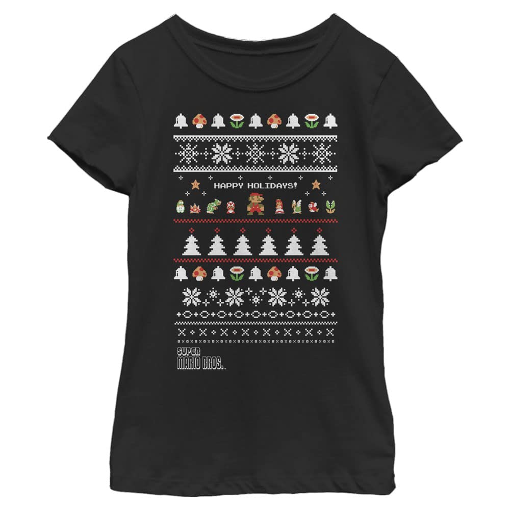 Nintendo Girls' T-Shirt - Official Licensed Graphic Tee for Kids & Teens - Perfect for Gaming, School & Casual Wear