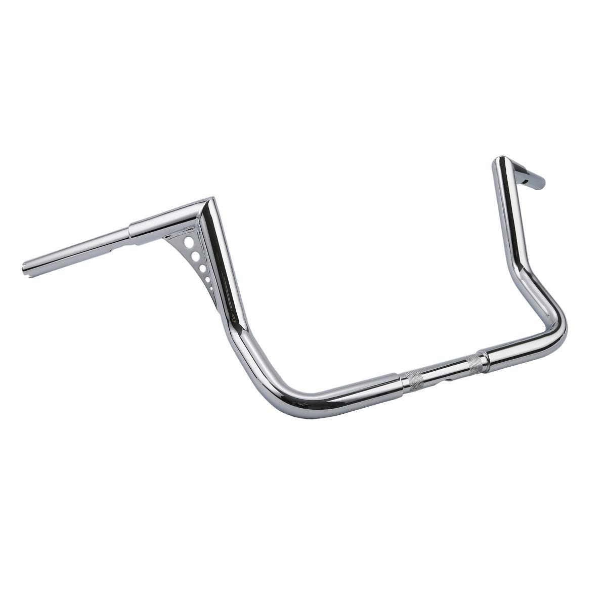 12 Inch Rise 1.25 Inch Ape Hanger Handlebar for Harley-Davidson Touring Models (FLHT, FLHTC) - Fits Dressers & Baggers 1982+ - Perfect for Custom Cruiser Bikes and Long-Distance Riding