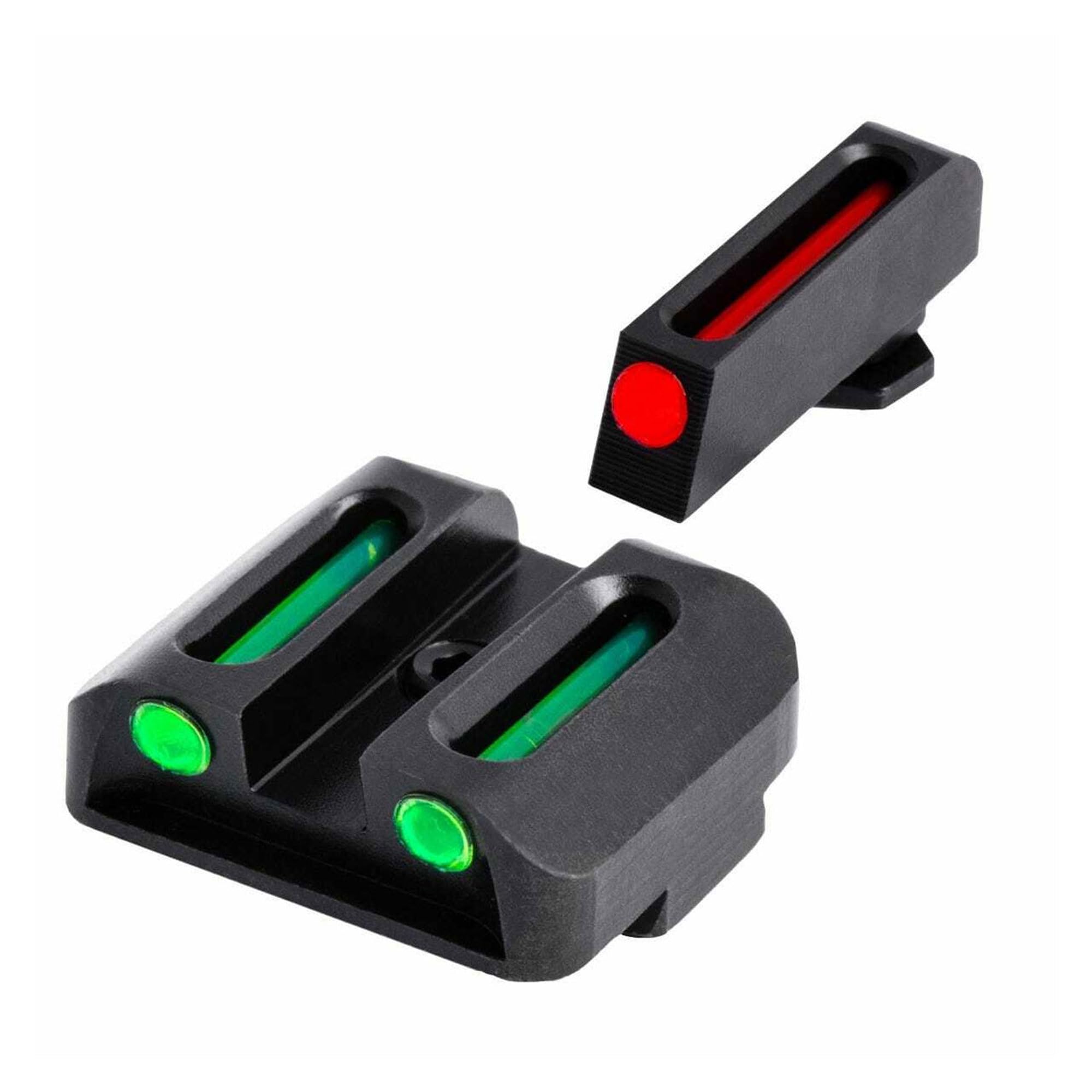 TruGlo Fiber Optic Handgun Pistol Laser Sight - Red/Green Dot Sight for Pistols & Firearms - Perfect for Home Defense, Tactical Training & Hunting Accessories