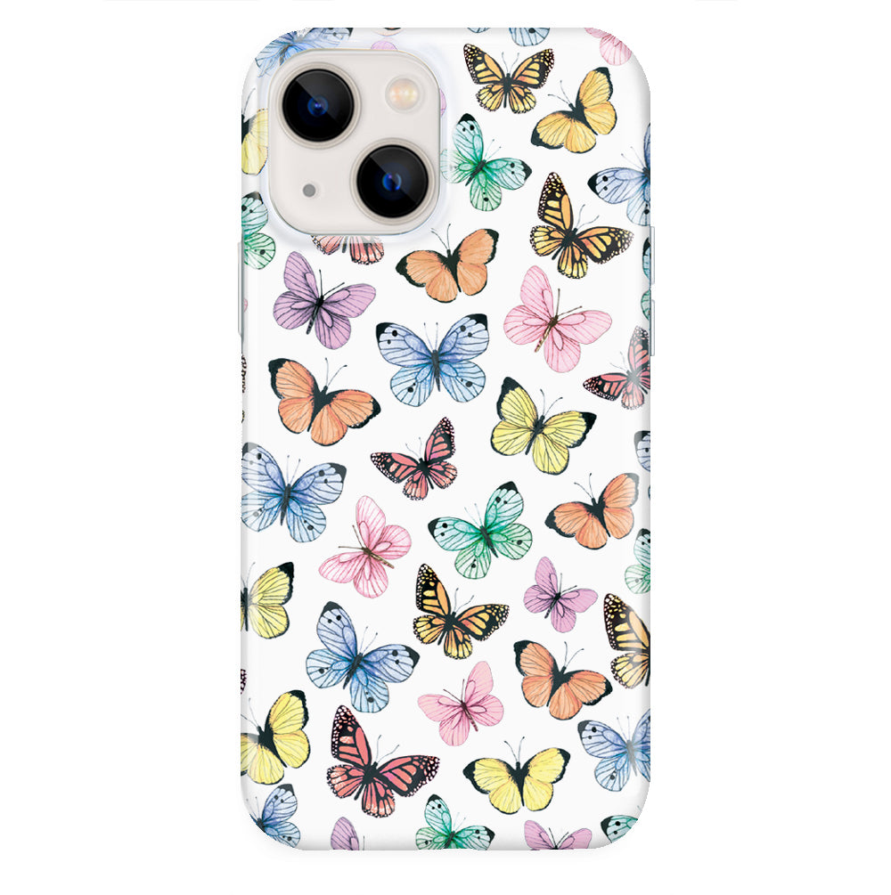 Butterfly Design iPhone Case - Elegant & Protective Phone Cover for iPhone 13/14/15 - Perfect for Nature Lovers & Fashion Accessories