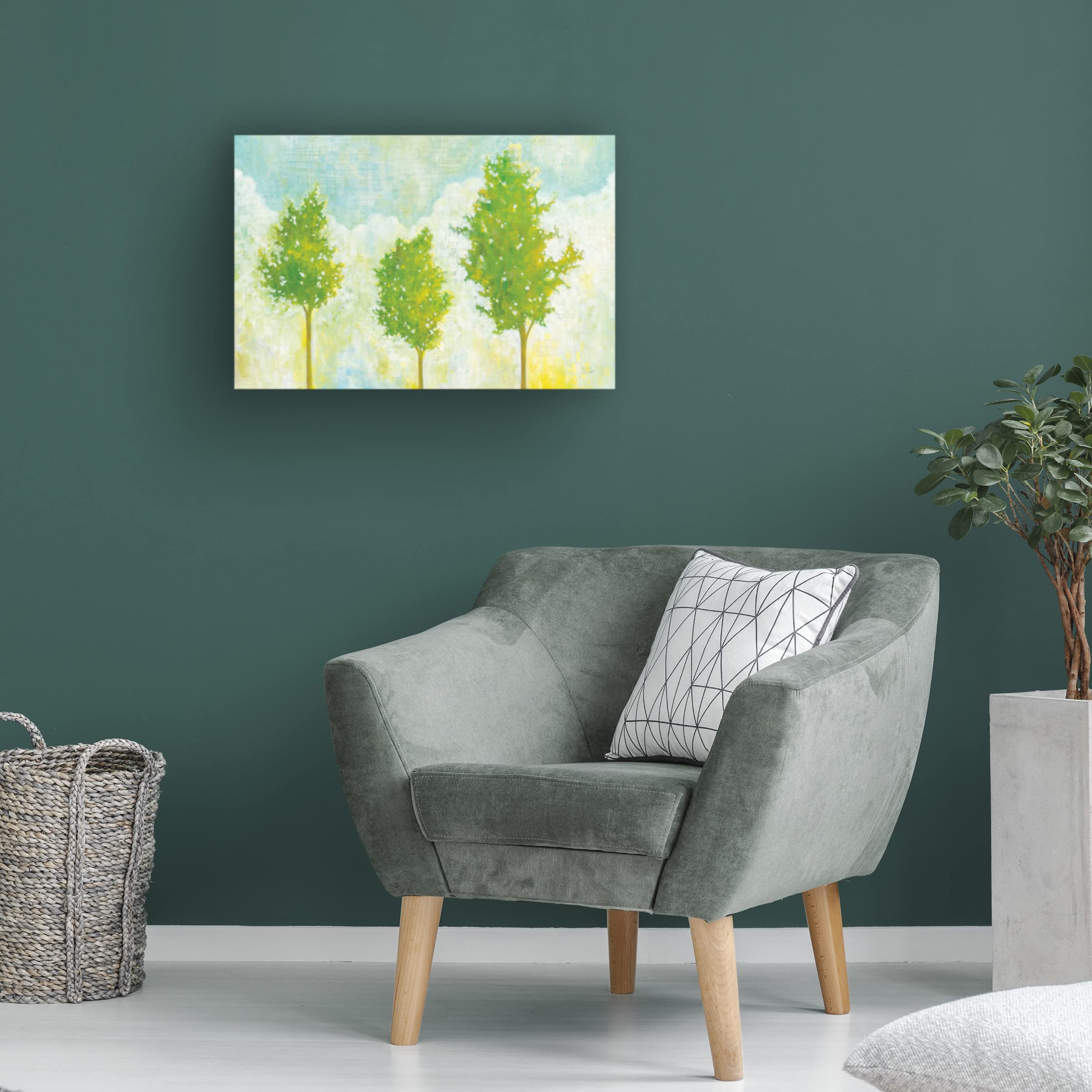 Trademark Fine Art 'Golden Hour I' Canvas Wall Art by Melissa Averinos - Stunning Landscape Painting for Living Room, Bedroom & Office Decor