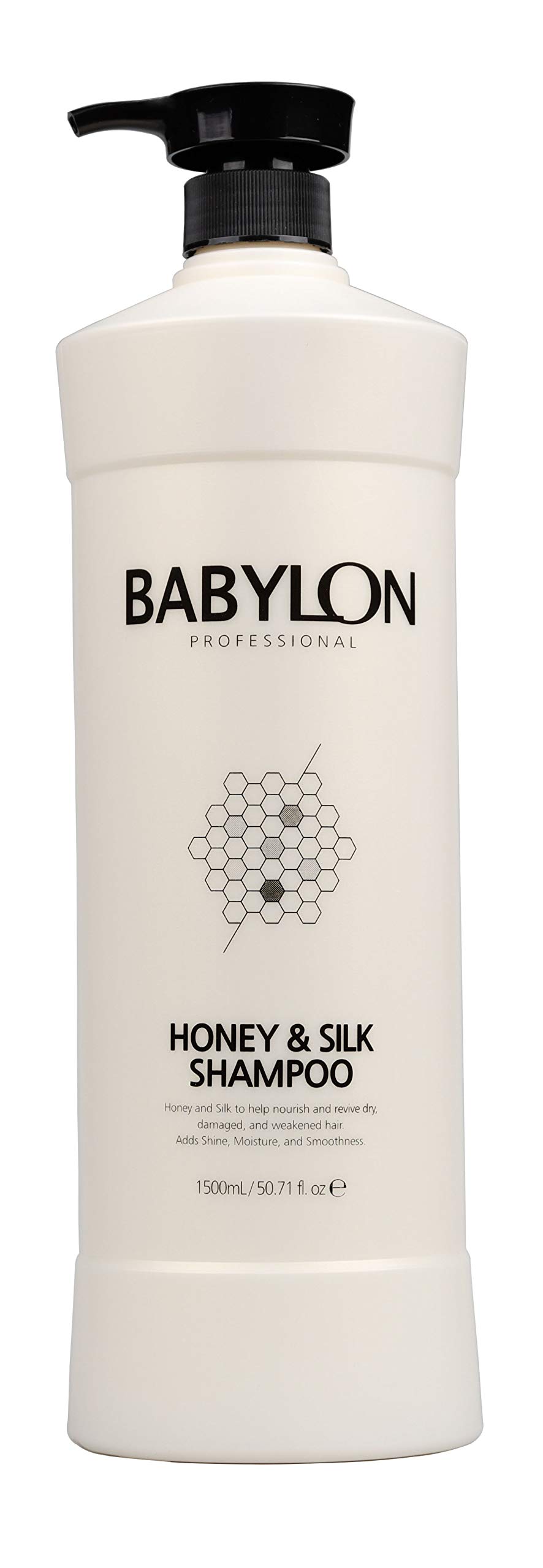 Honey & Silk Shampoo for Dry Damaged Hair - Natural Moisturizing & Repairing Hair Care - Perfect for Daily Use & Salon Quality Results