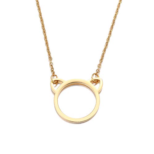Stylish Cat Moon Necklace for Women & Teen Girls - Elegant Cat Pendant Jewelry for Birthday, Christmas & Valentine's Day Gifts - Perfect Friendship Necklace for Cat Lovers (547B) - Ideal for Daily Wear, Parties & Special Occasions