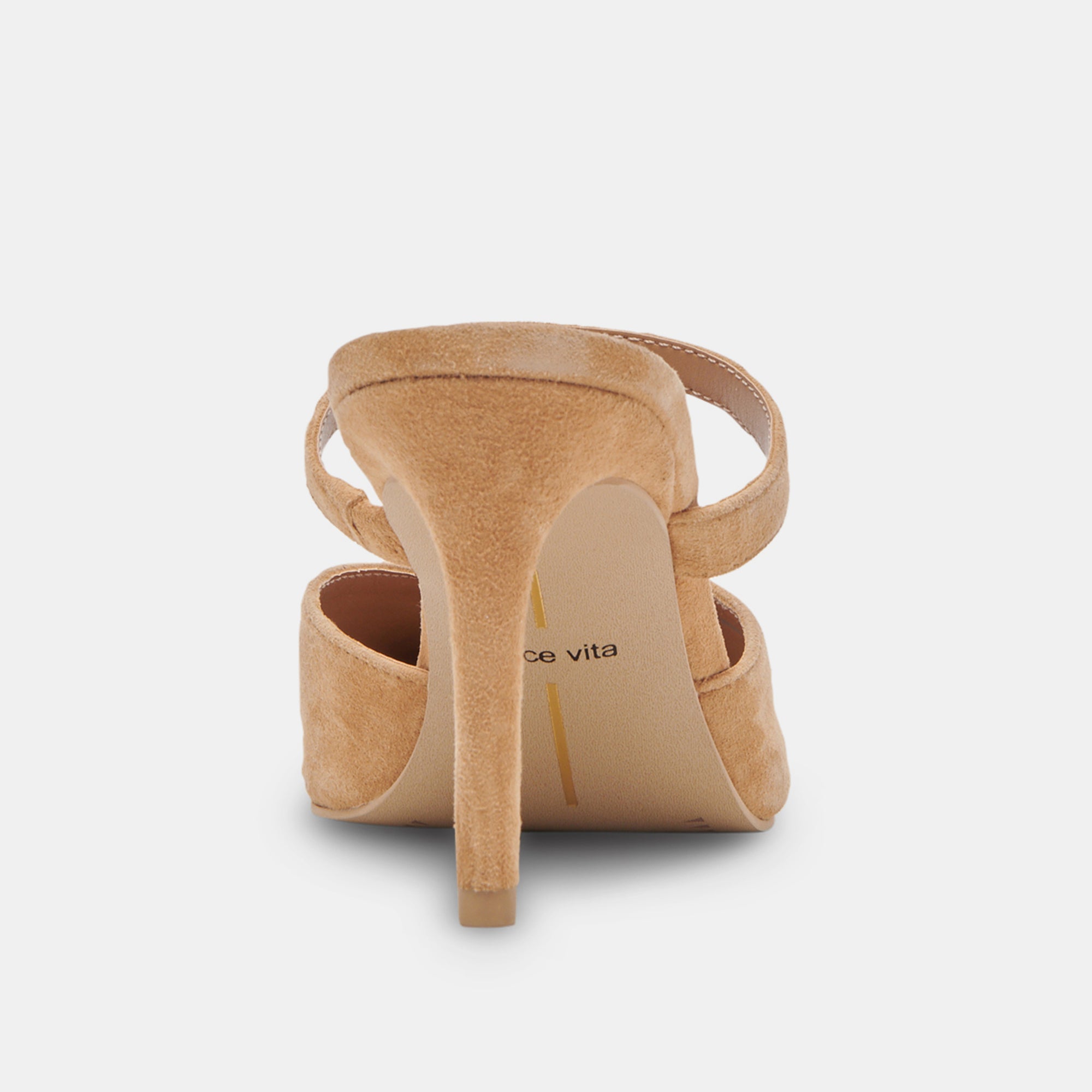KANIKA Women's Wide Heel Sandals in Tan Suede - Comfortable Chunky Heels for Casual Outings, Office Wear & Evening Events