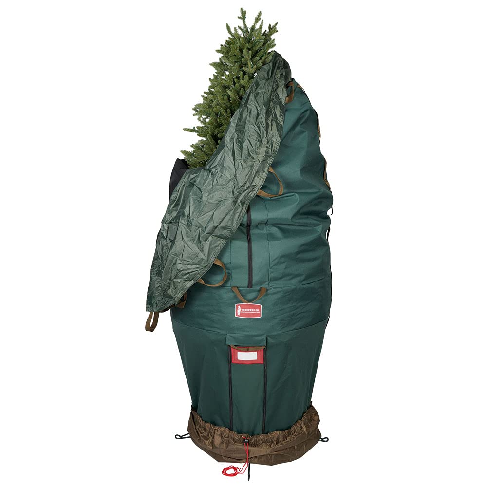9 Foot Christmas Tree Storage Bag for Artificial Trees - Upright Storage Solution Keeps Fake Tree Assembled - Fits Under Tree Skirt - Perfect for Holiday Decor Organization & Seasonal Storage (XLarge, Bag Only)