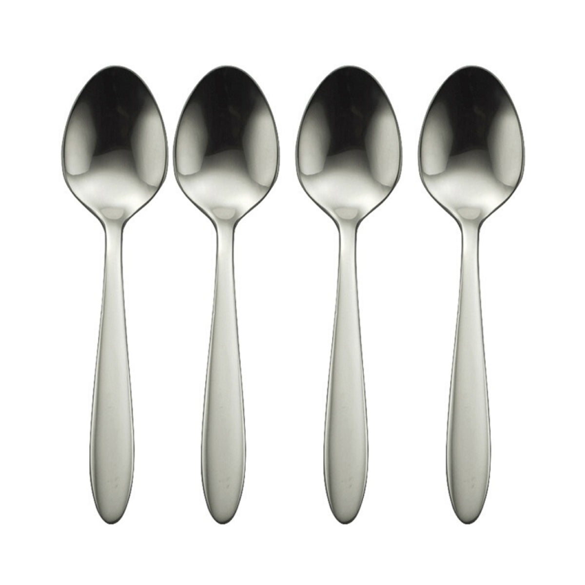 Premium Stainless Steel Mooncrest Teaspoon Set of 4 - Elegant Dessert & Coffee Spoons for Tea Parties, Dining, and Gift Giving
