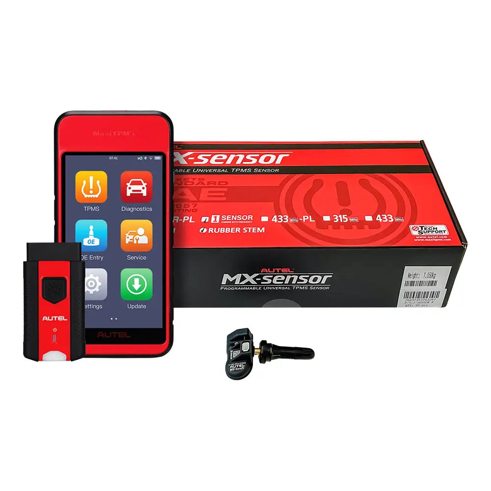 Autel MaxiTPMS IT600 Pro TPMS Diagnostic Tool with 20 MX Rubber Sensors - Professional Tire Pressure Monitoring System for Cars, Trucks & SUVs - Perfect for Auto Shops & DIY Mechanics