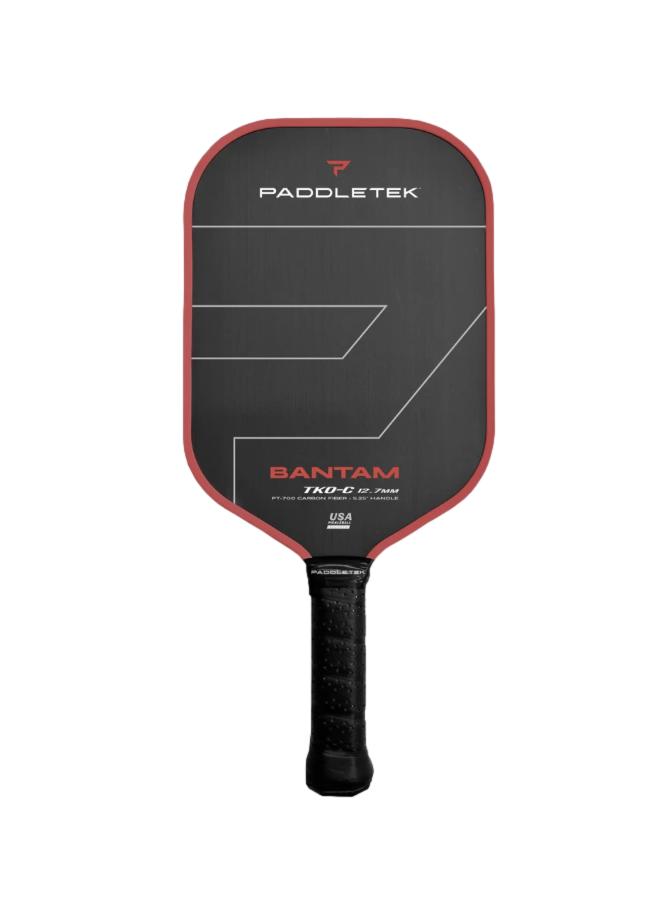Paddletek Bantam TKO C 12.7 Pickleball Paddle - Lightweight Carbon Fiber Paddle for Competitive Play & Recreational Pickleball Games