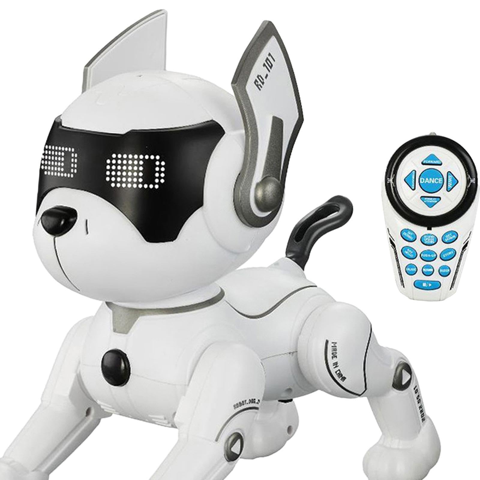 Folpus Smart Electronic Programmable RC Dancing Robot Dog Toy for Kids - Remote Control Interactive Pet Robot for Playtime & STEM Learning