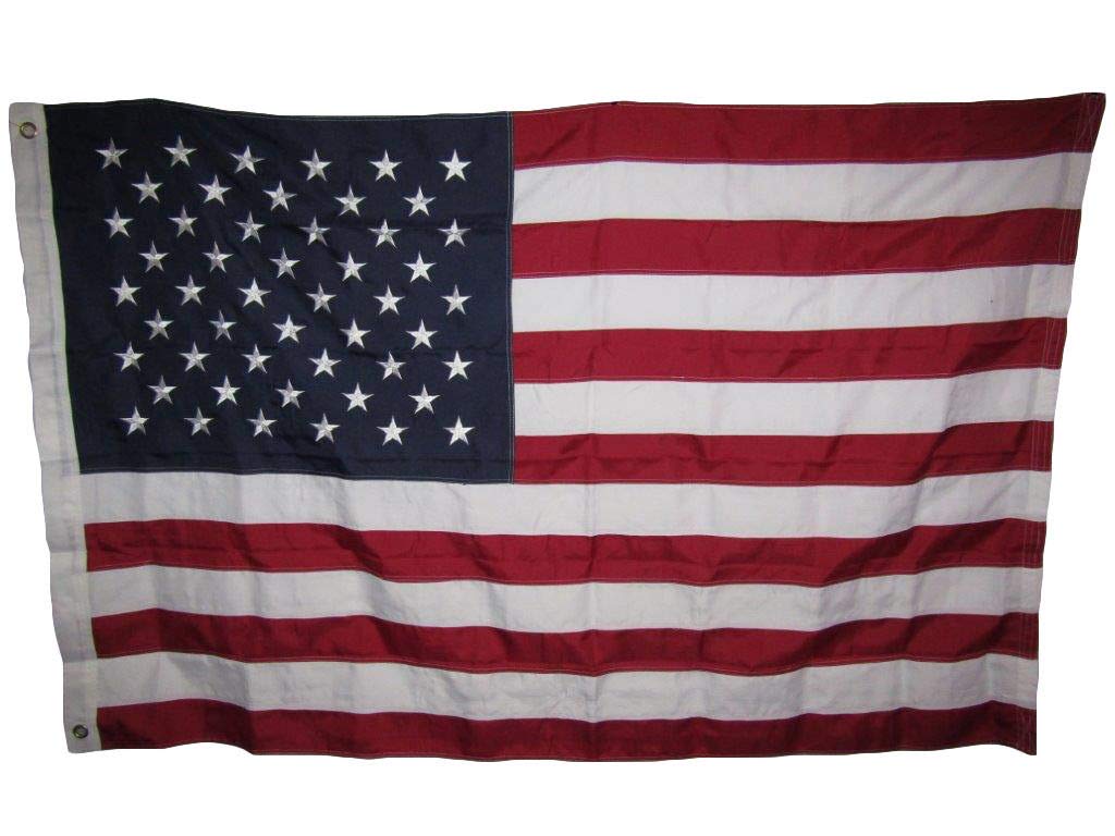 Premium 4x6 American Flag - Heavy Duty 600D Nylon with Embroidered Stars & Sewn Stripes - USA Made with Brass Grommets - Perfect for Outdoor, Home Decor, and Patriotic Events
