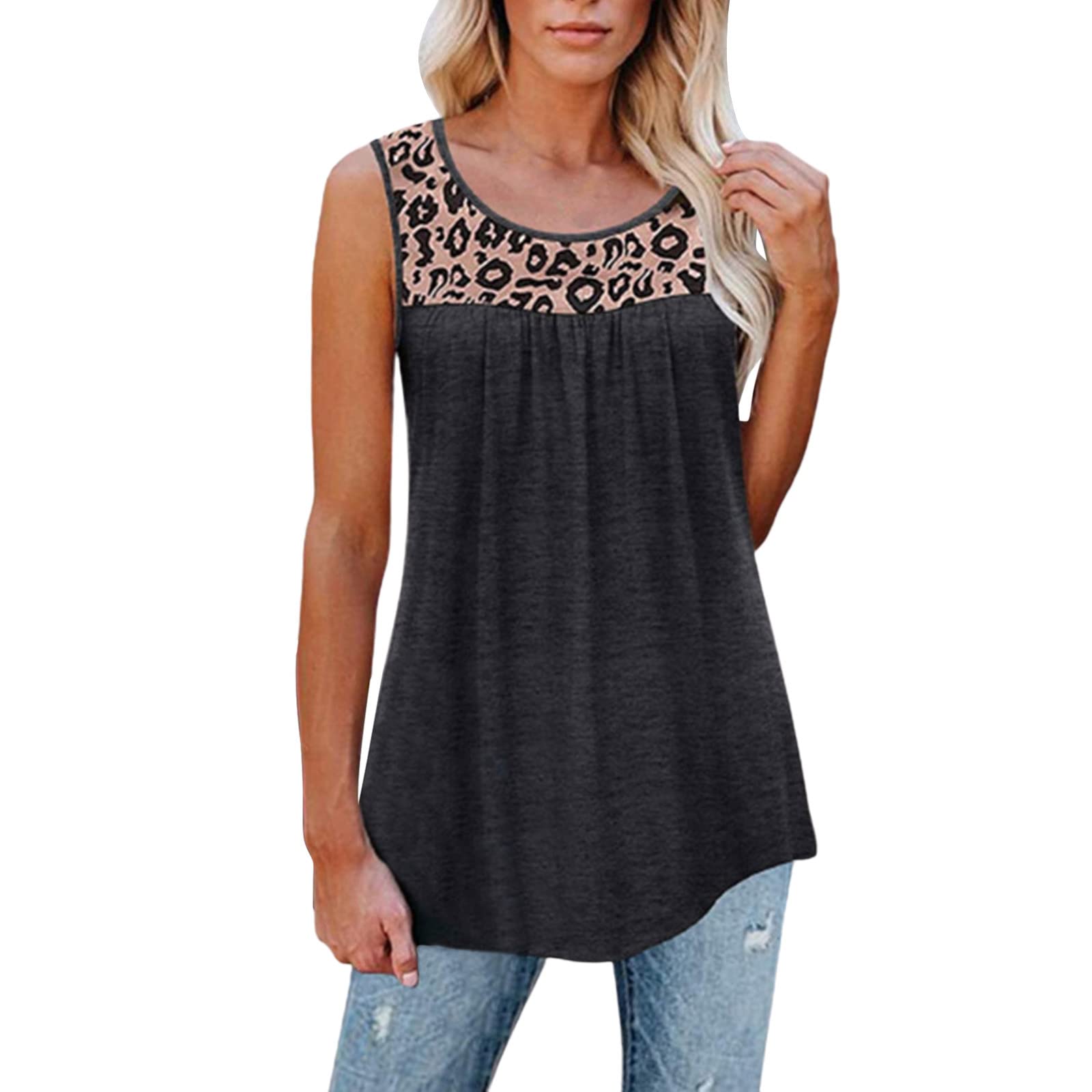 Fashion Freedom with Harajuku Leopard Print Tank Top