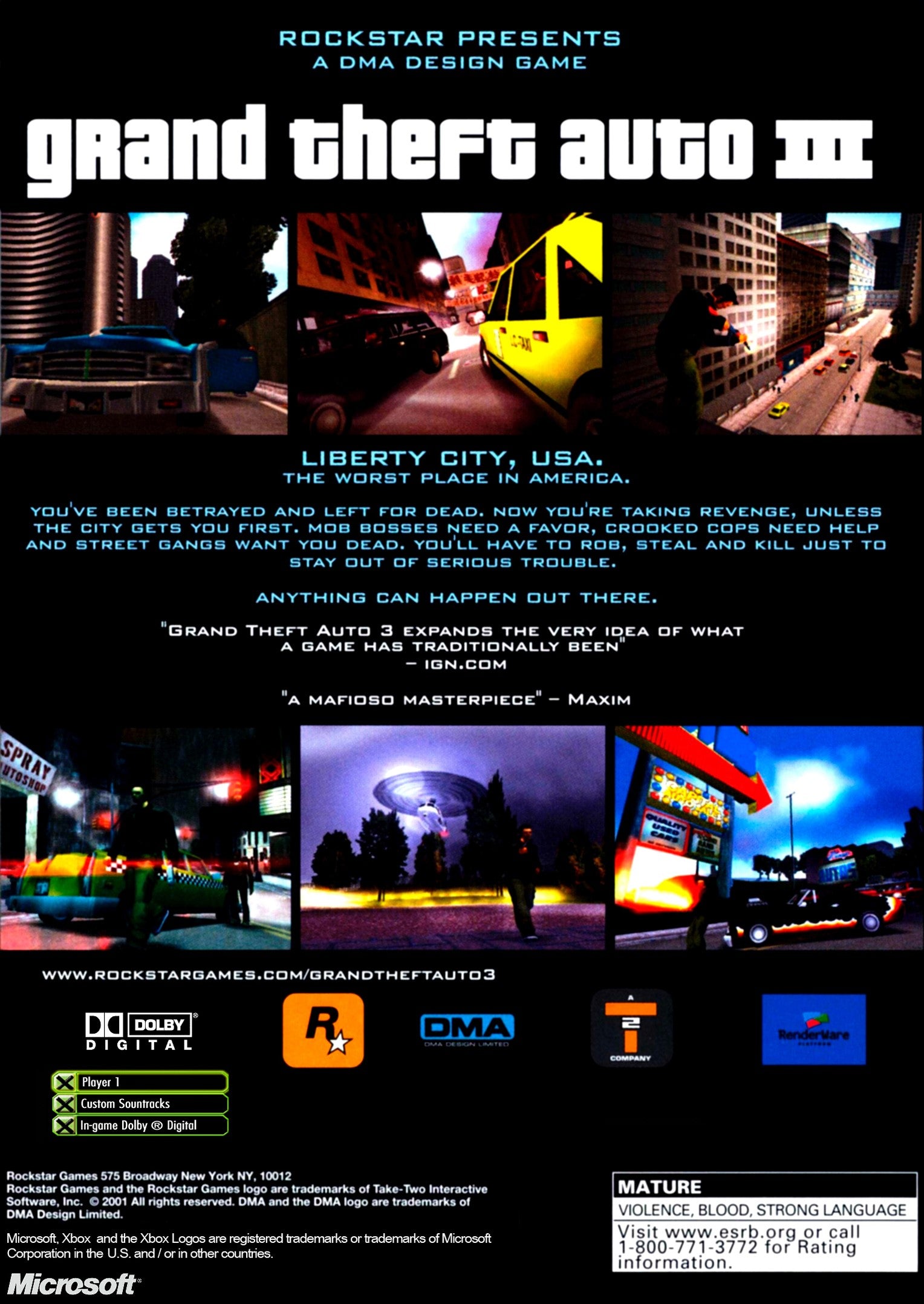 Grand Theft Auto III - Open World Action Adventure Game for PC & Consoles | Perfect for Crime Story Lovers & GTA Fans