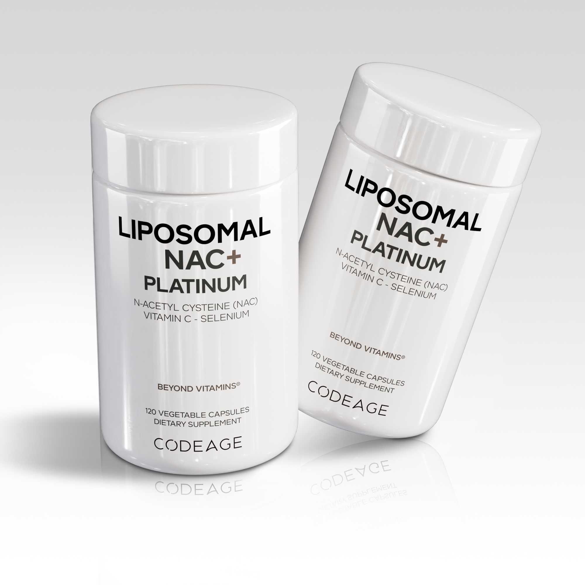 Codeage Liposomal NAC+ Platinum Supplement - Supports Liver Detox & Immune Health | Antioxidant for Daily Wellness & Cellular Protection