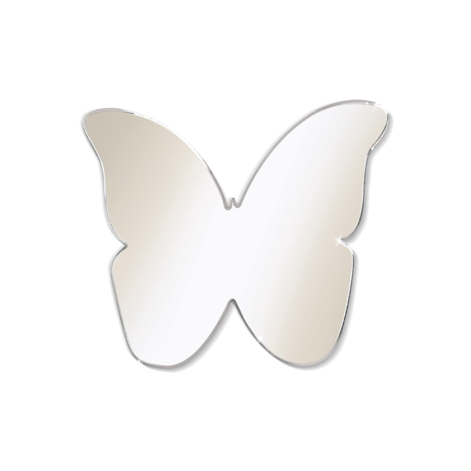 Ellie Rose Stick-On Mirror Decal for Smartphone - Butterfly Design Phone Charm Sticker | Perfect for Selfies, Makeup Touch-Ups & Phone Decoration