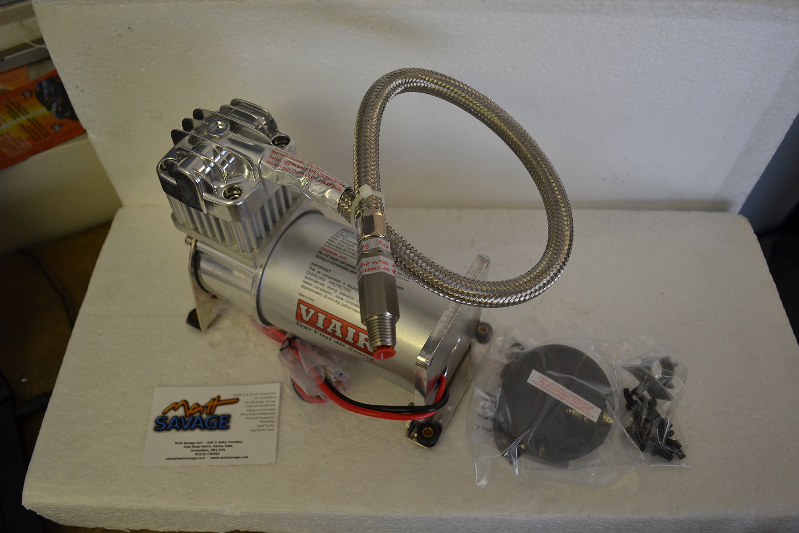 Viair 28021 200 Series 280C CE Spec Air Compressor Kit - Portable 12V Tire Inflator for Cars, Trucks & SUVs - Perfect for Road Trips, Off-Roading & Emergency Tire Inflation