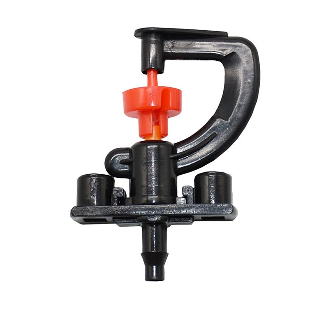 360 Degree Rotating Sprinkler Nozzle - G Type Micro Irrigation System for Greenhouse, Garden & Lawn - 1/4