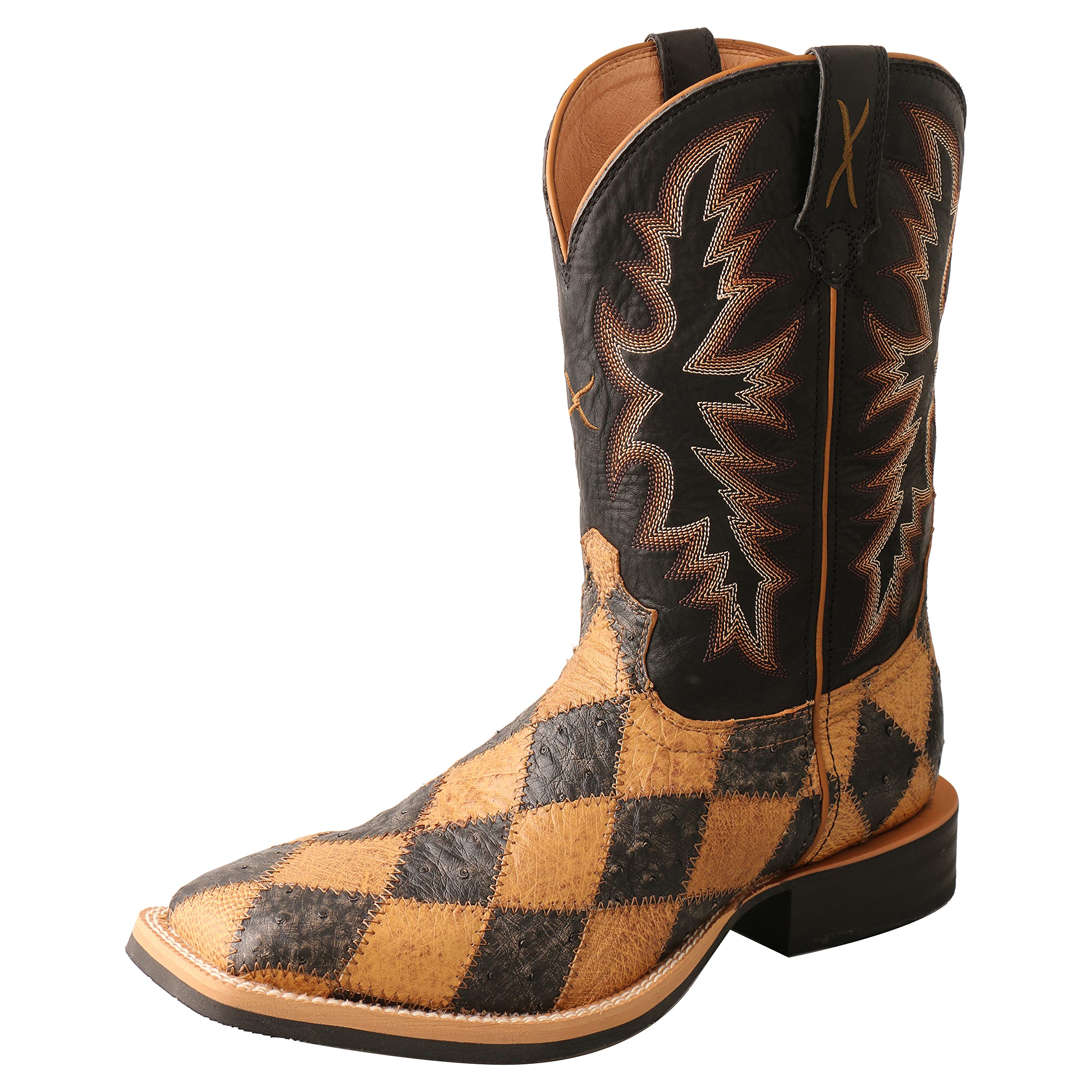 Twisted X Men's Ruff Stock Boot - Comfortable Western Boots for Cowboy Style | Perfect for Rodeo, Ranch Work & Casual Wear