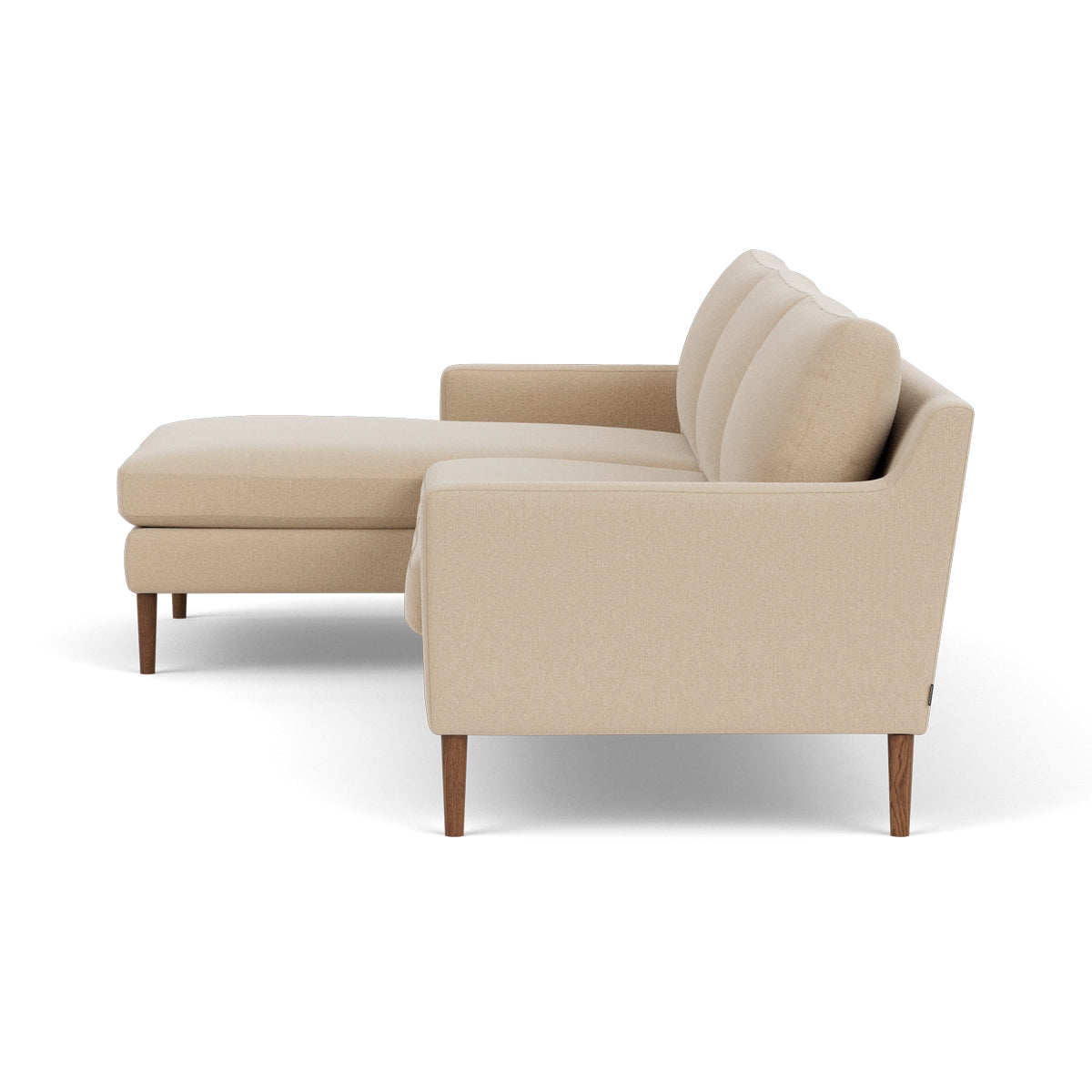 Astha Fabric Left Chaise Sofa - Modern L-Shaped Sectional Couch with Reversible Design for Living Room, Lounge & Home Theater Comfort