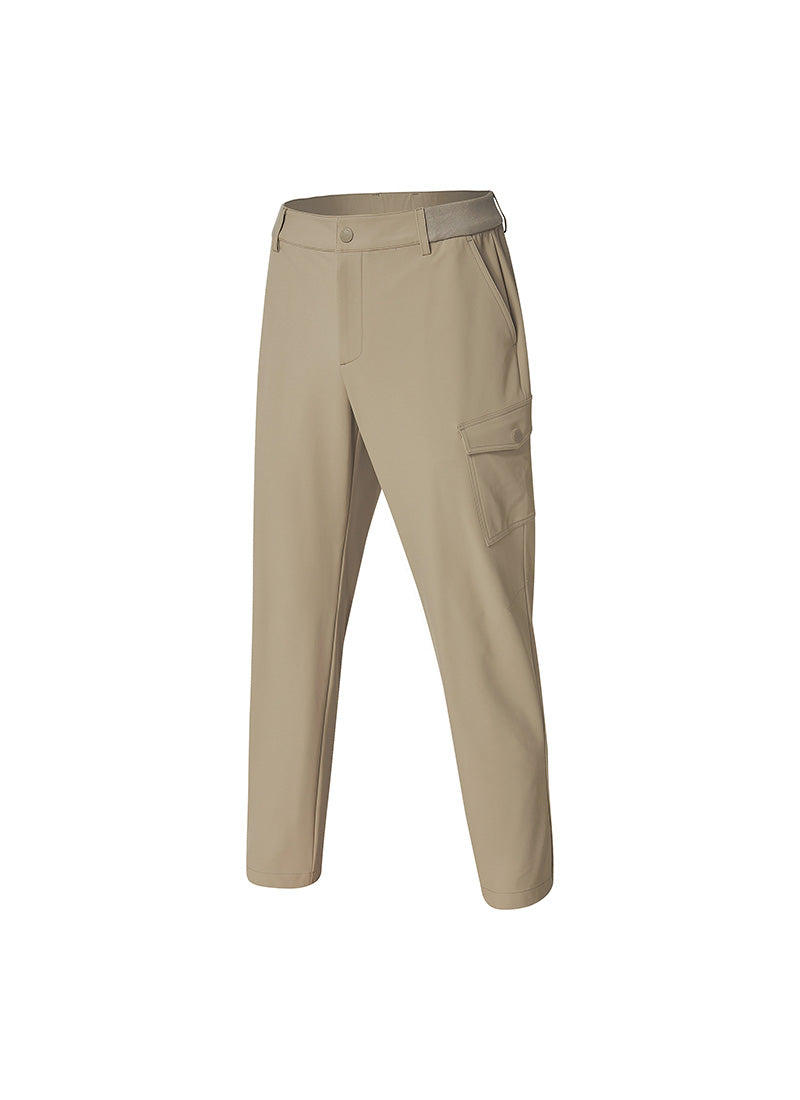Men's Cargo Pocket Tapered Pants - Durable Workwear with Utility Pockets for Outdoor, Hiking & Construction | Comfortable & Stylish Casual Wear