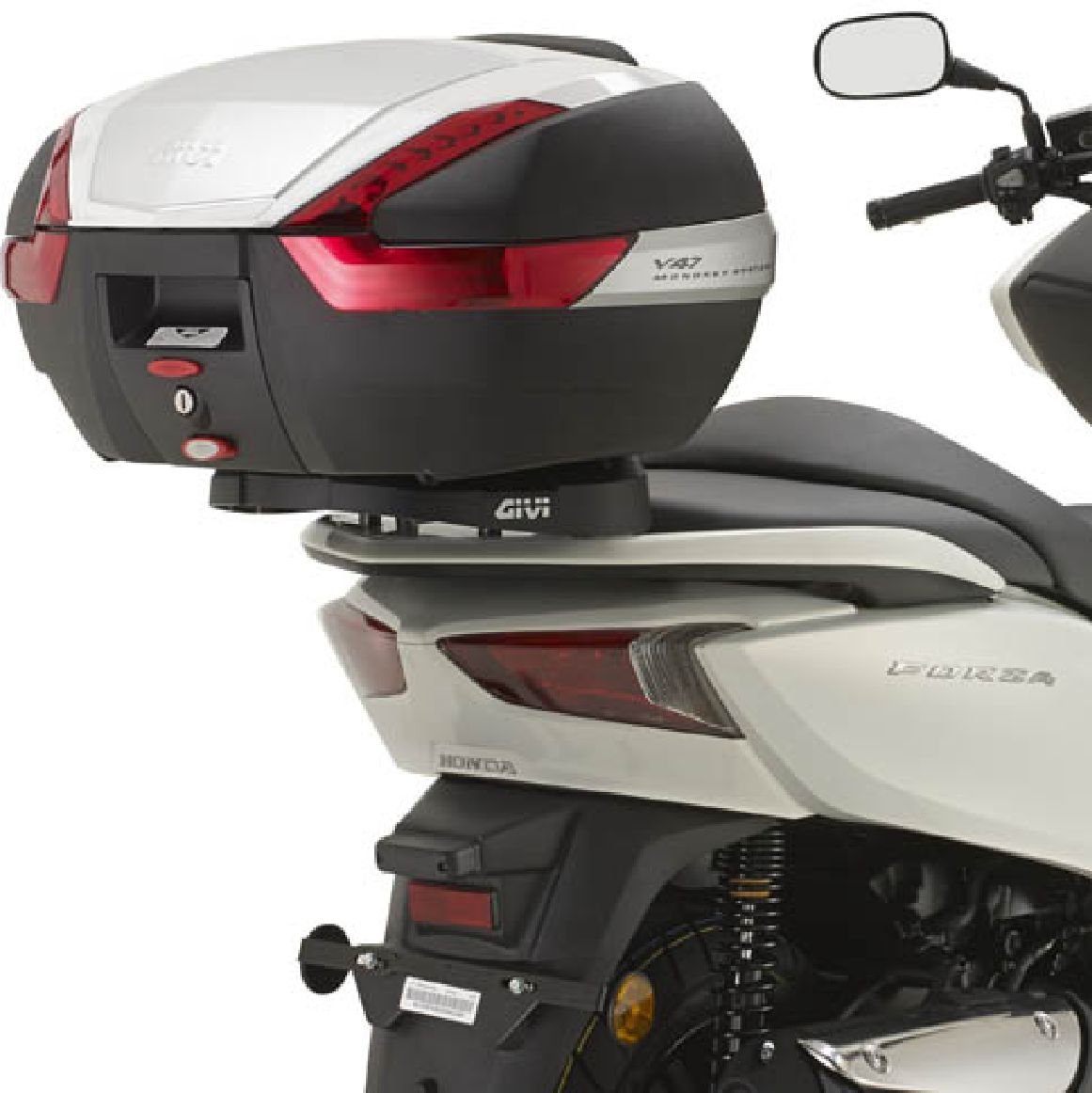 GIVI SR1123MM Motorcycle Monolock Rack - Universal Fit for Most Bikes, Durable Aluminum Construction - Perfect for Commuting, Touring & Adventure Riding