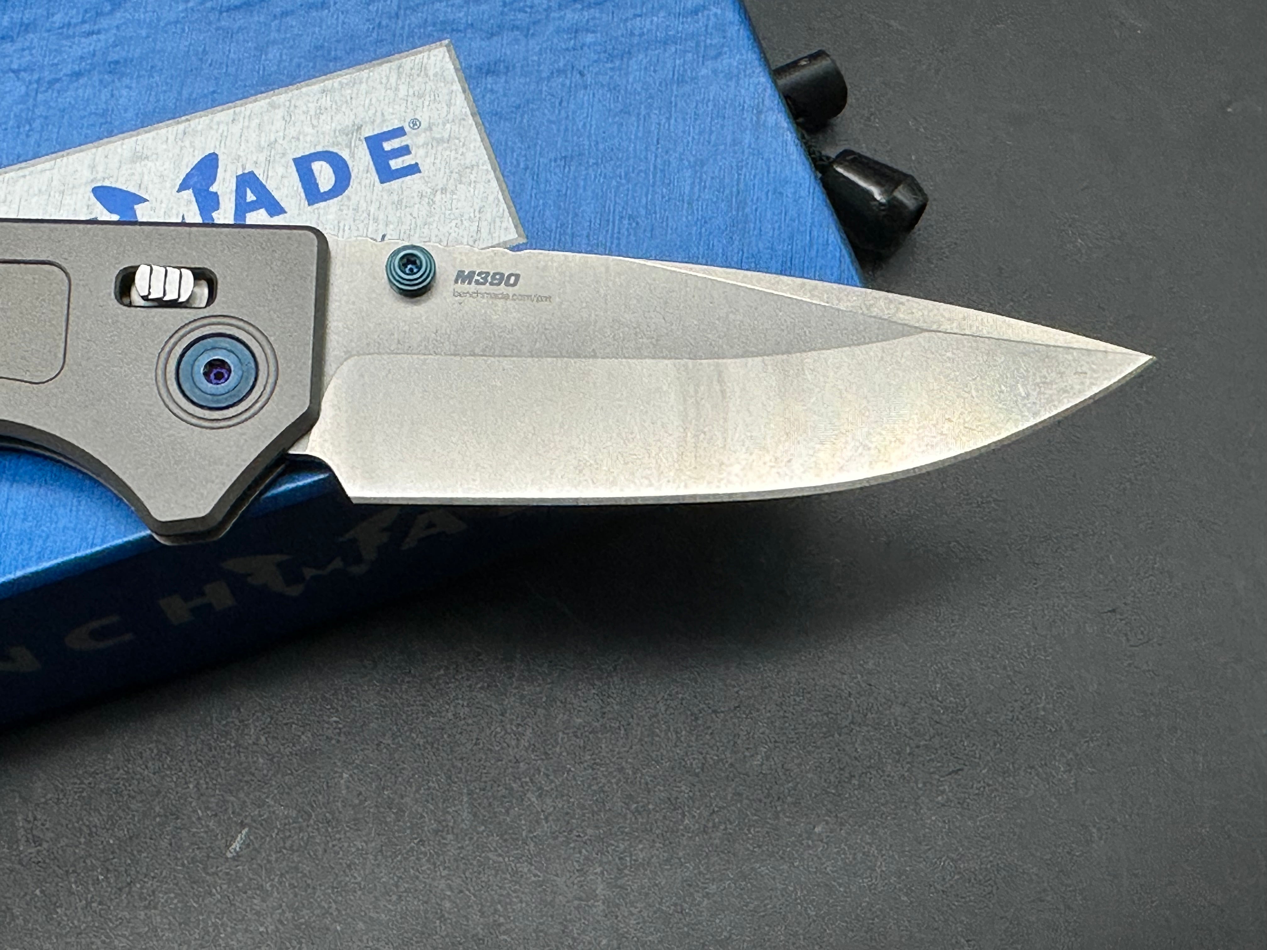 Benchmade Narrows 748 AXIS Lock Folding Knife - Titanium Handle, 3.4