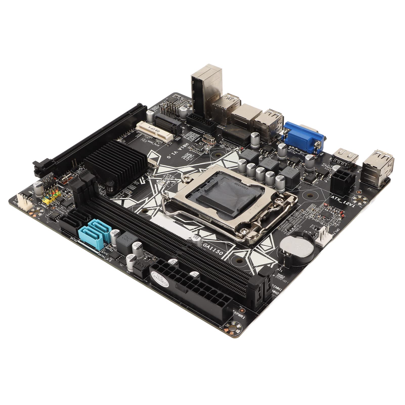 H81a Motherboard - SATA 3.0 High Speed Transfer, VGA & HDMI Ports, WiFi Support, NGFF M.2 Interface, Multi-Phase Power for Xeon E3 V3 - Perfect for Gaming PC Builds and Home Office Workstations