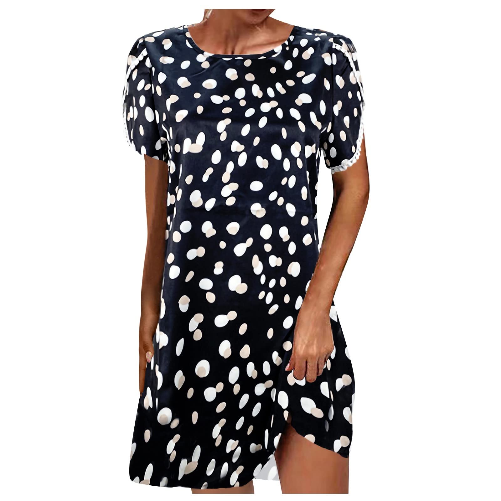 Elegant Women's Puff Sleeve Floral Maxi Dress - Square Neck Backless Summer Dress for Beach Party, Cottagecore Aesthetic, Vacation & Date Night | Cute Long Dresses 2022 Fashion Trend