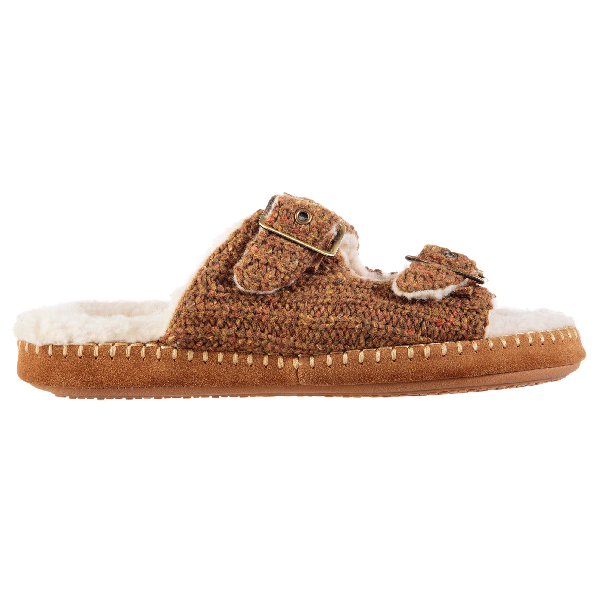 Women's Comfortable Camden Double Buckle Slide Sandals with Cloud Cushion® Technology - Perfect for Casual Wear, Beach & Summer Outfits