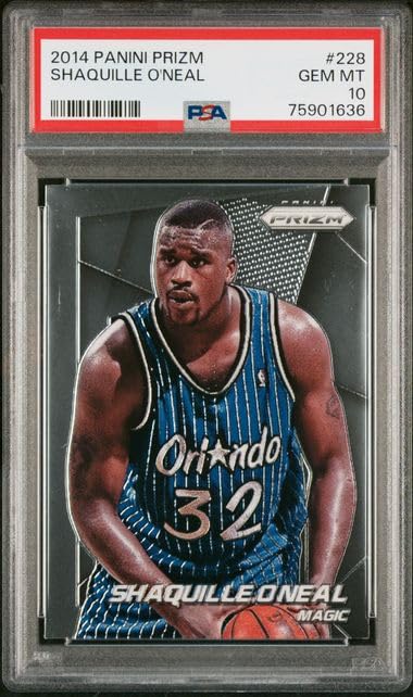 Shaquille O'Neal 2014 Panini Prizm Basketball Card #228 PSA 10 Gem Mint - Rare Collectible for NBA Memorabilia Fans & Sports Card Investors