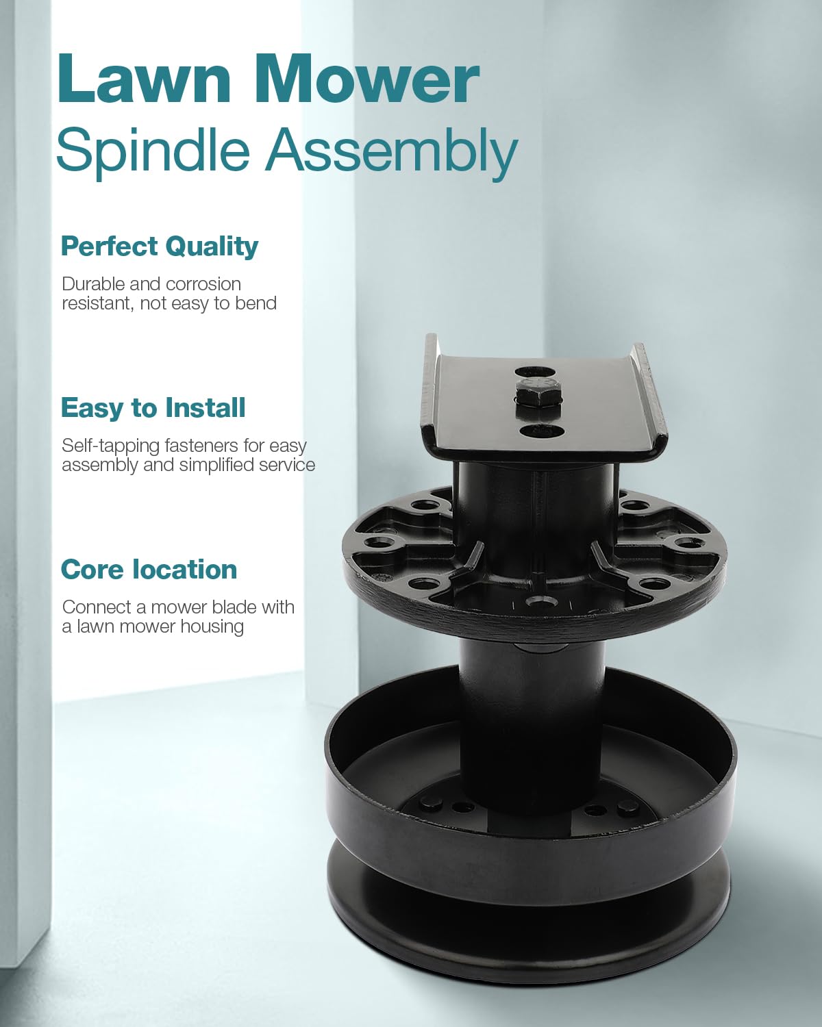 SCITOO 2-Pack Lawn Mower Spindle Assembly 285-213 Replacement for AYP, Sears, Craftsman, Husqvarna 101477, 101477X, 532101477, 101479X - Perfect for DIY Lawn Mower Repair and Maintenance