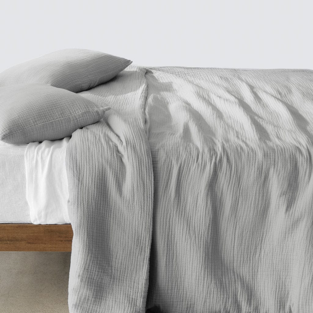Organic Cotton Gauze Duvet Cover Set - Breathable & Soft Bedding for All Seasons | Perfect for Cozy Bedrooms, Guest Rooms & Vacation Homes