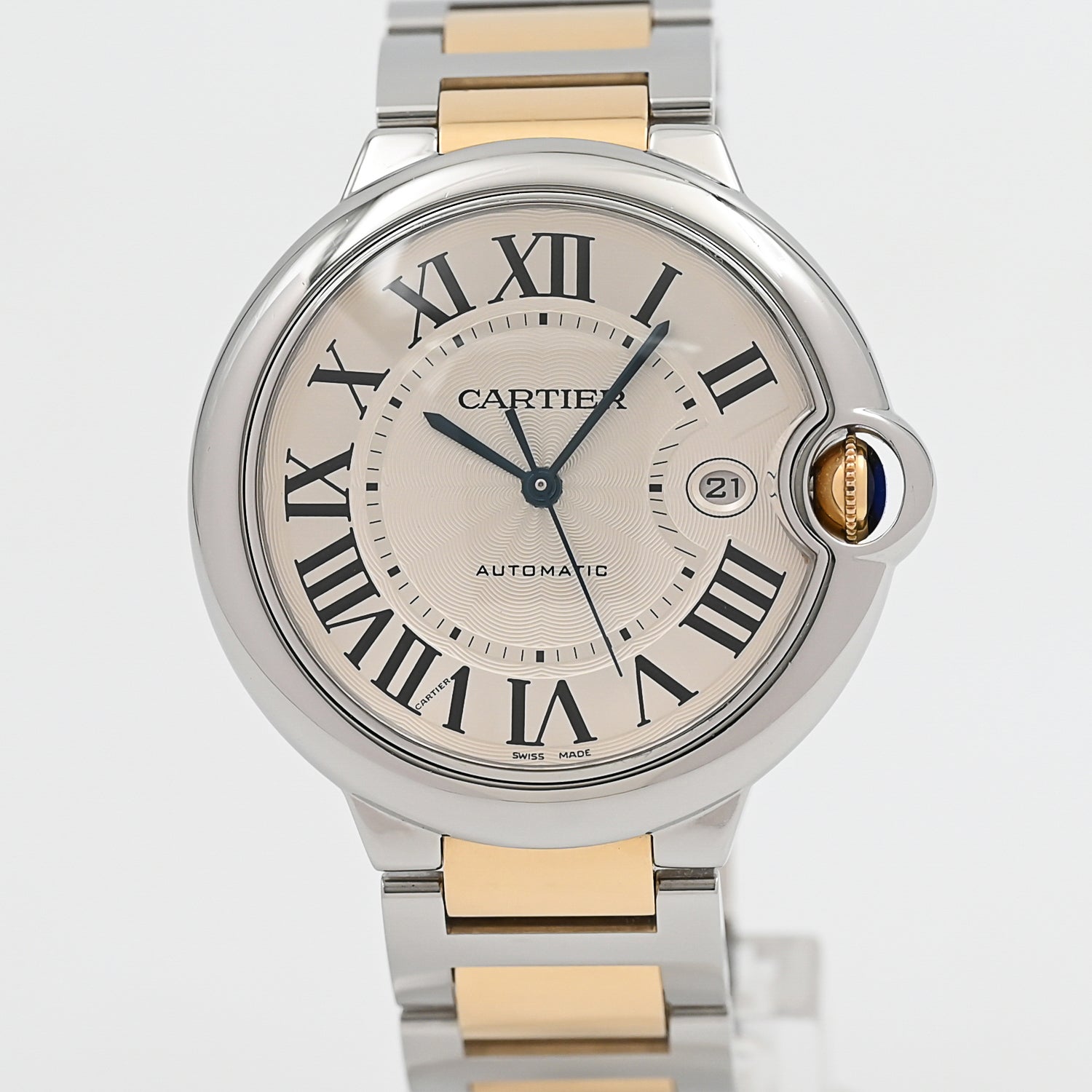 Cartier Ballon Bleu 42mm Automatic Men's Watch - Luxury Swiss Timepiece for Business & Formal Occasions